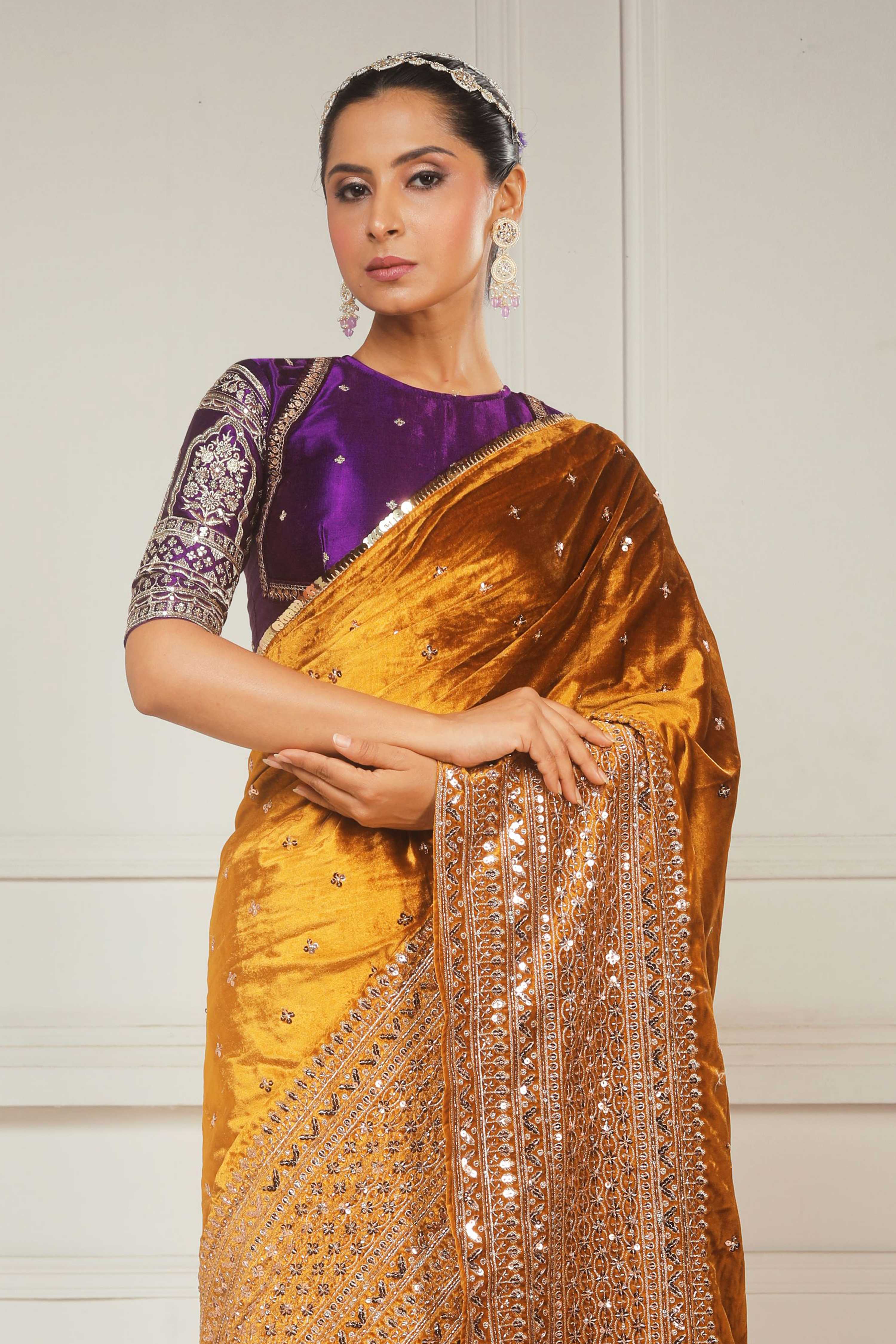REGAL REIGN SAREE WITH TIMELESS TEMPTATION BLOUSE