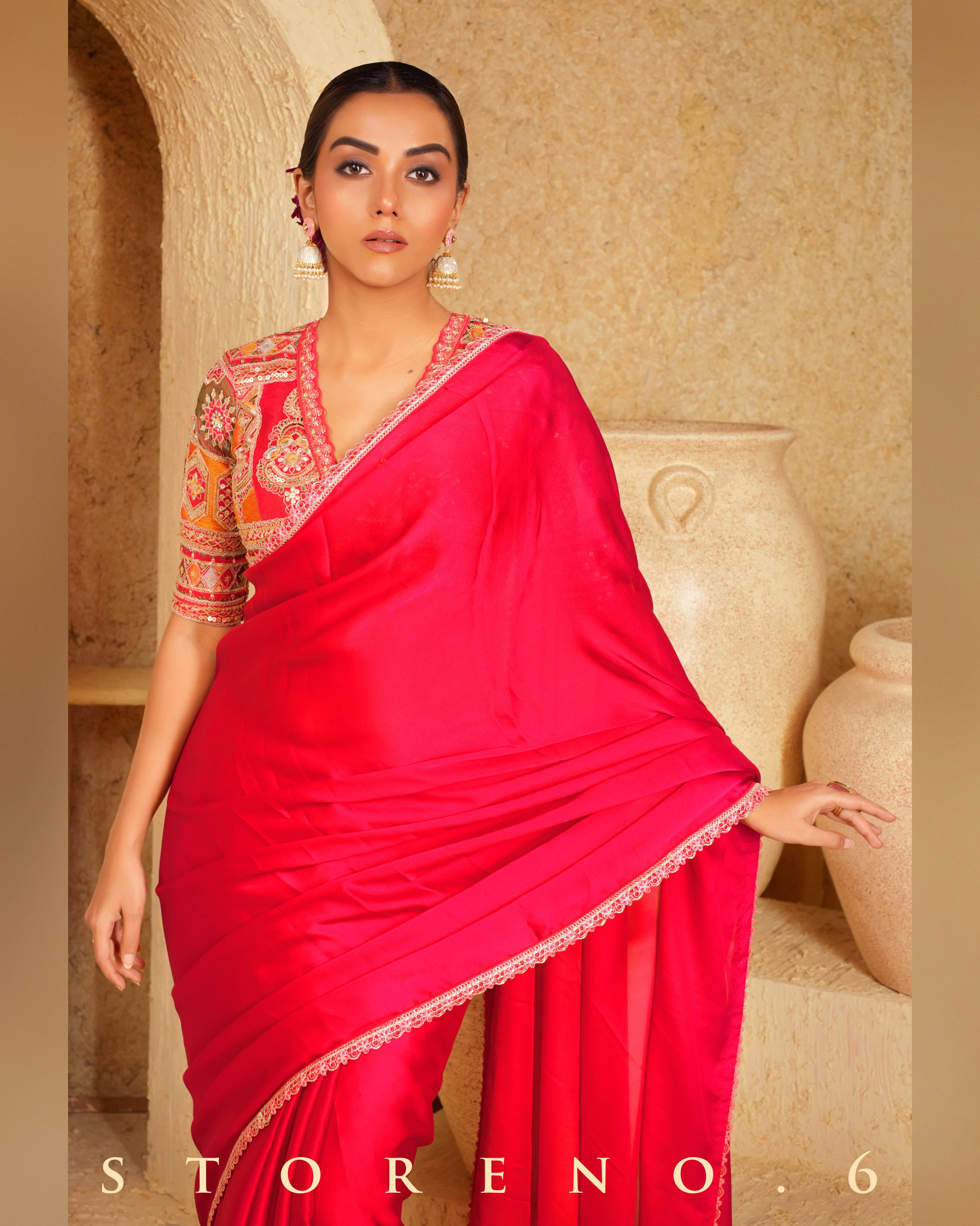CHERRY CHARM SAREE