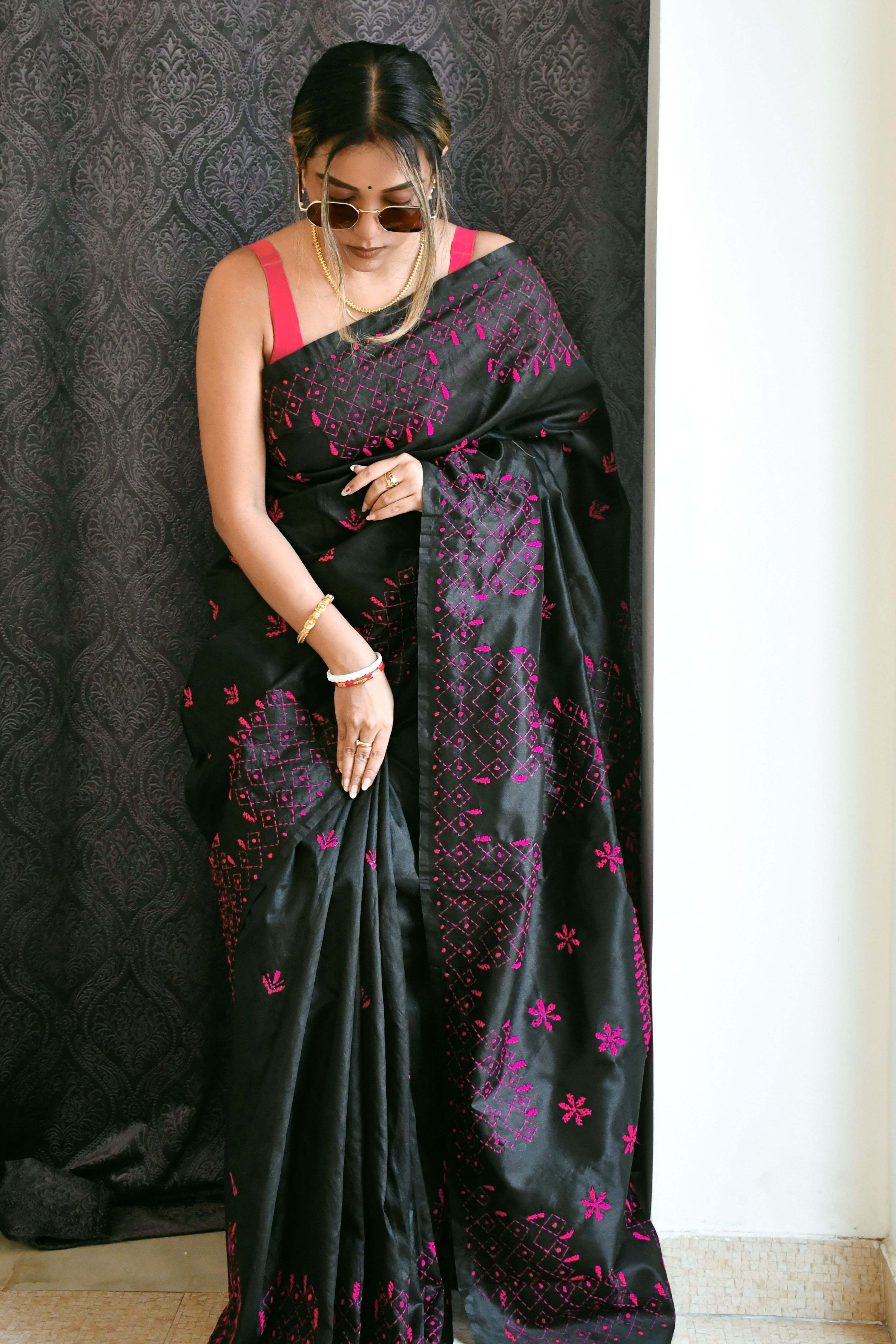 ALPONA SAREE