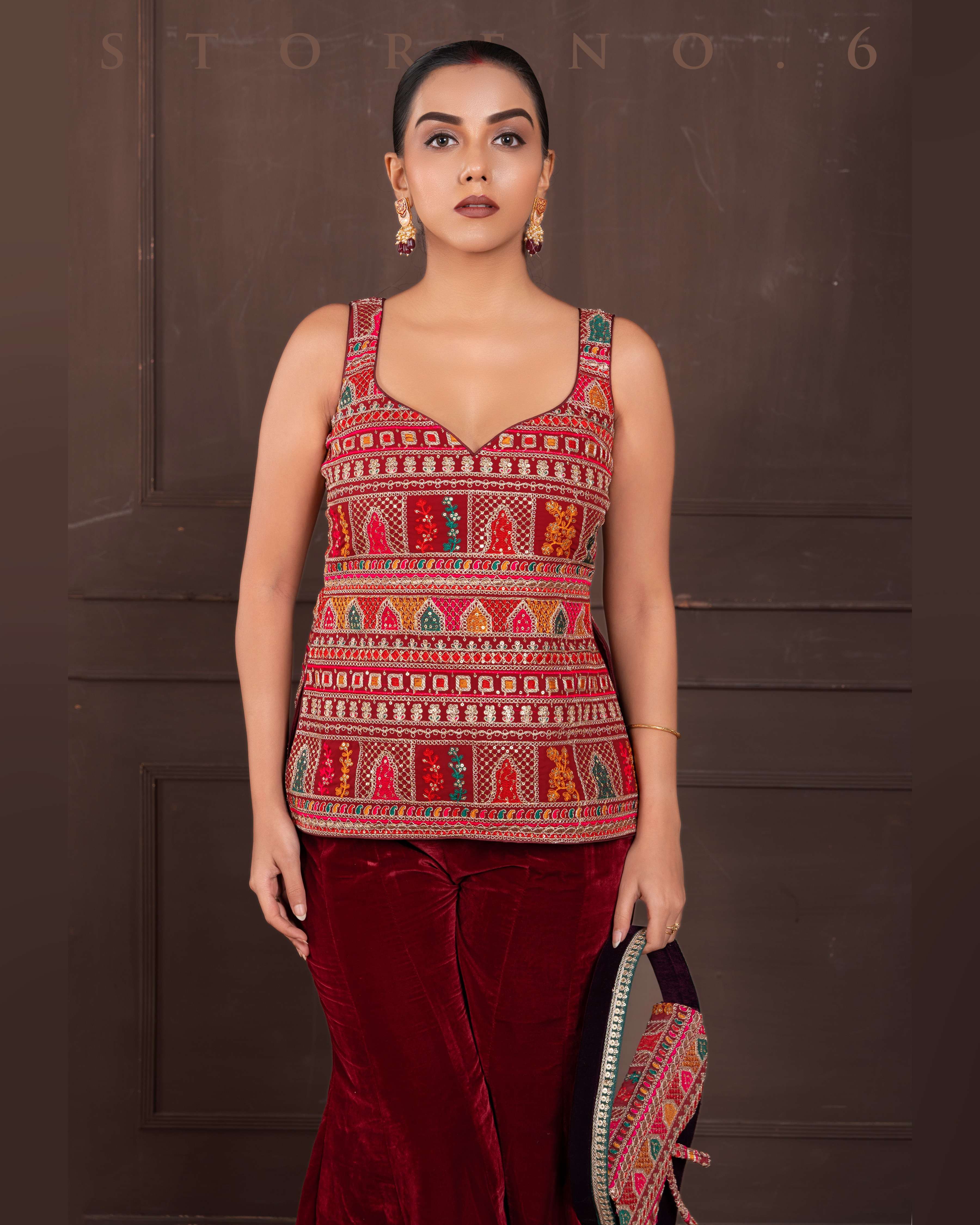 SANGRIA SWITCH KURTI