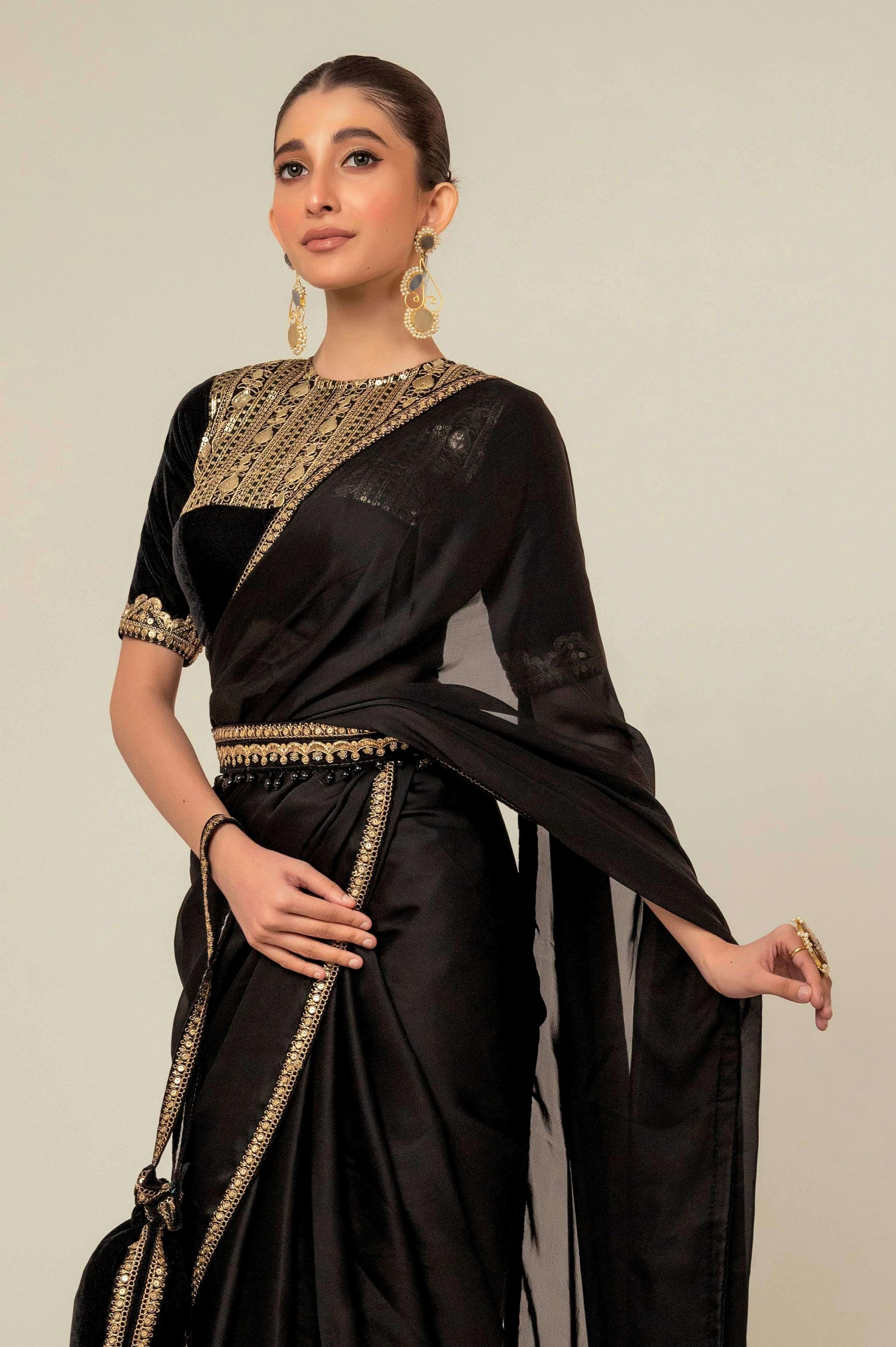 JEWEL JOY SAREE WITH OLD WORLD BLOUSE.