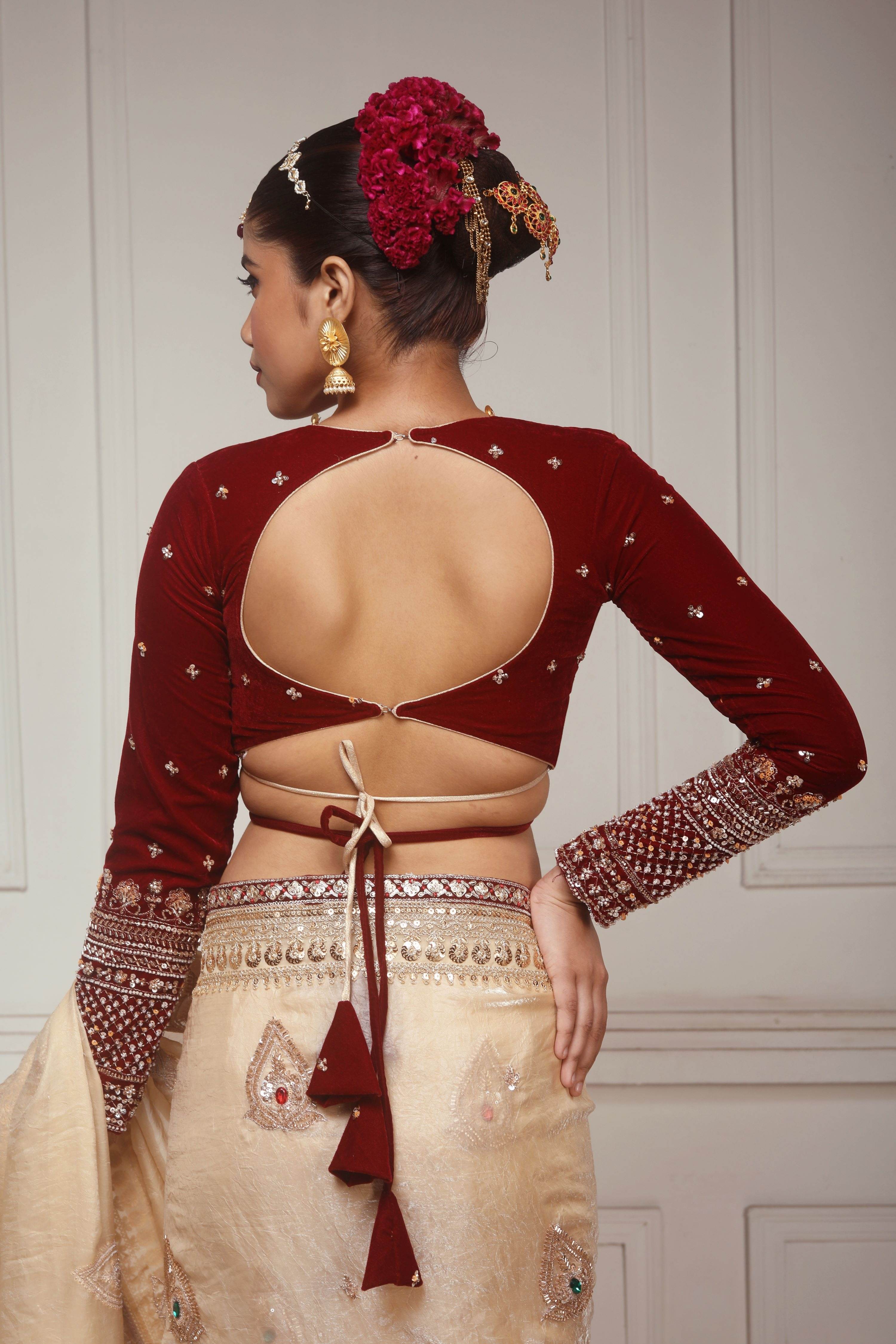 GARNET GRANDEUR BLOUSE