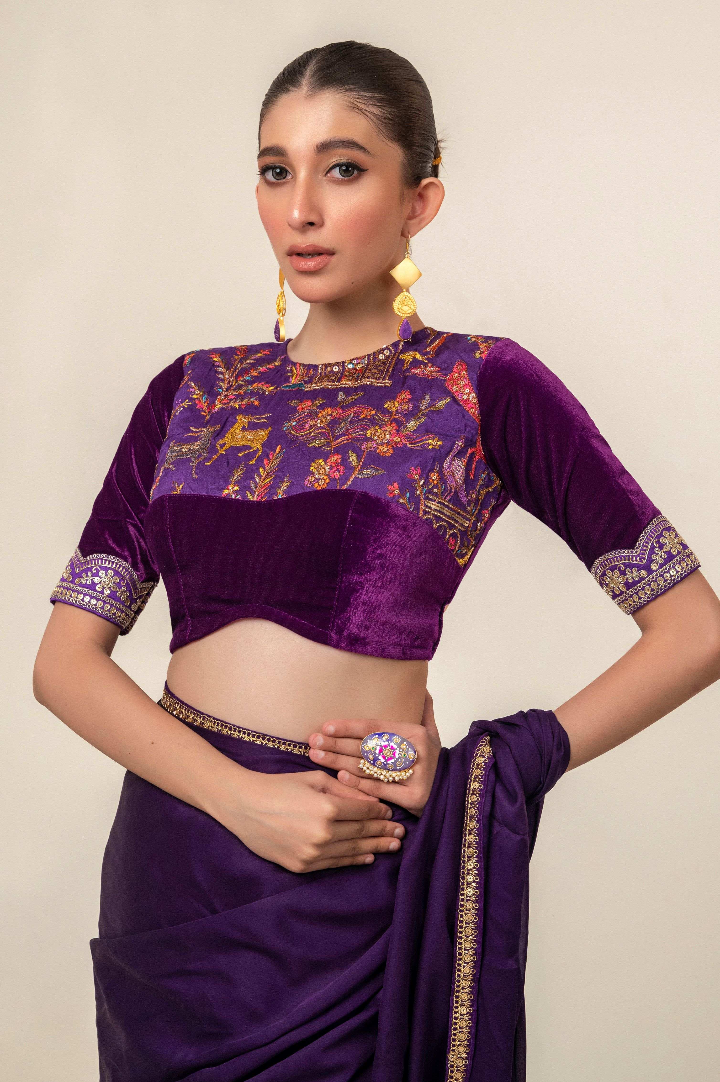 ROYAL HAZE BLOUSE
