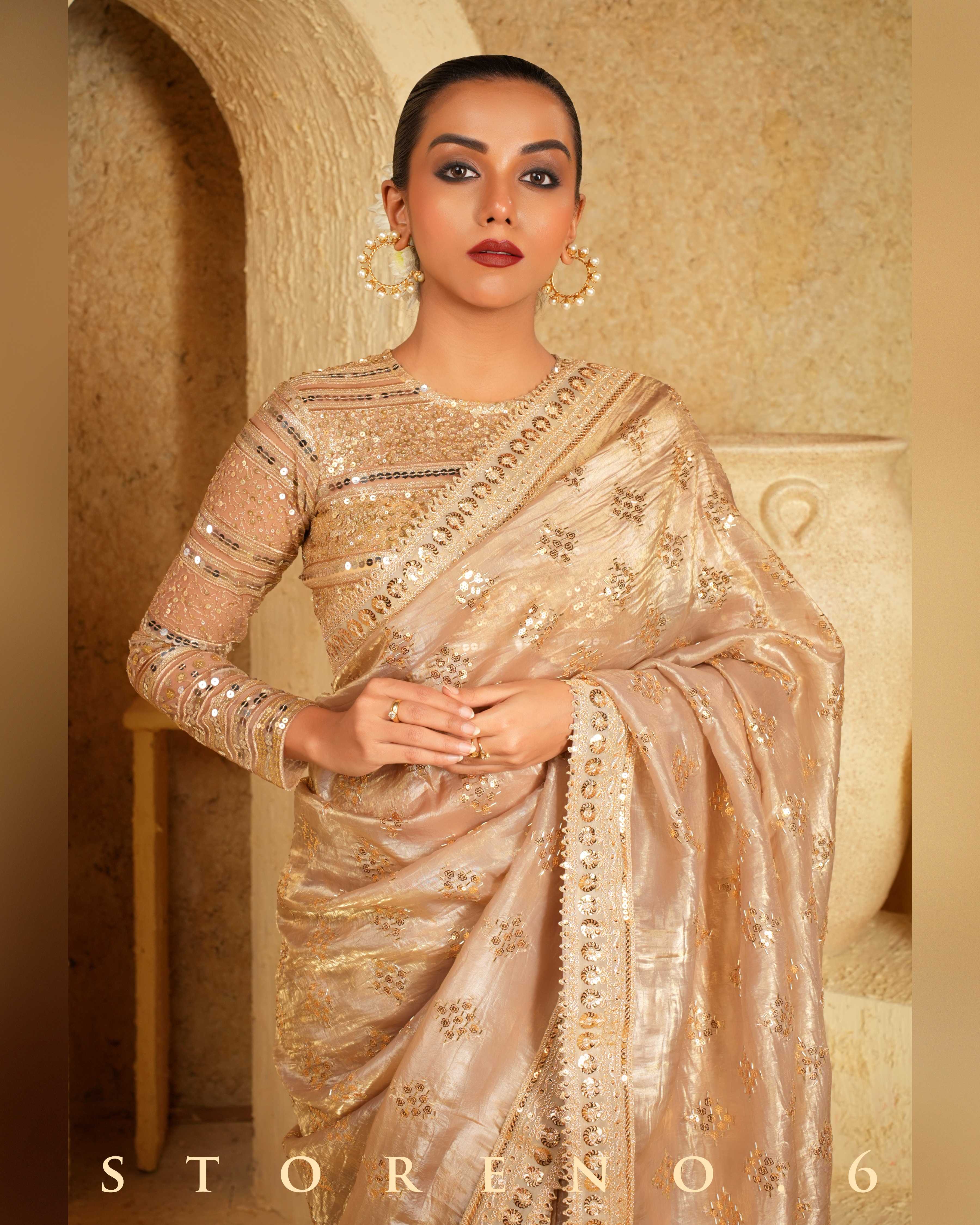 GOLD GARNISH BLOUSE