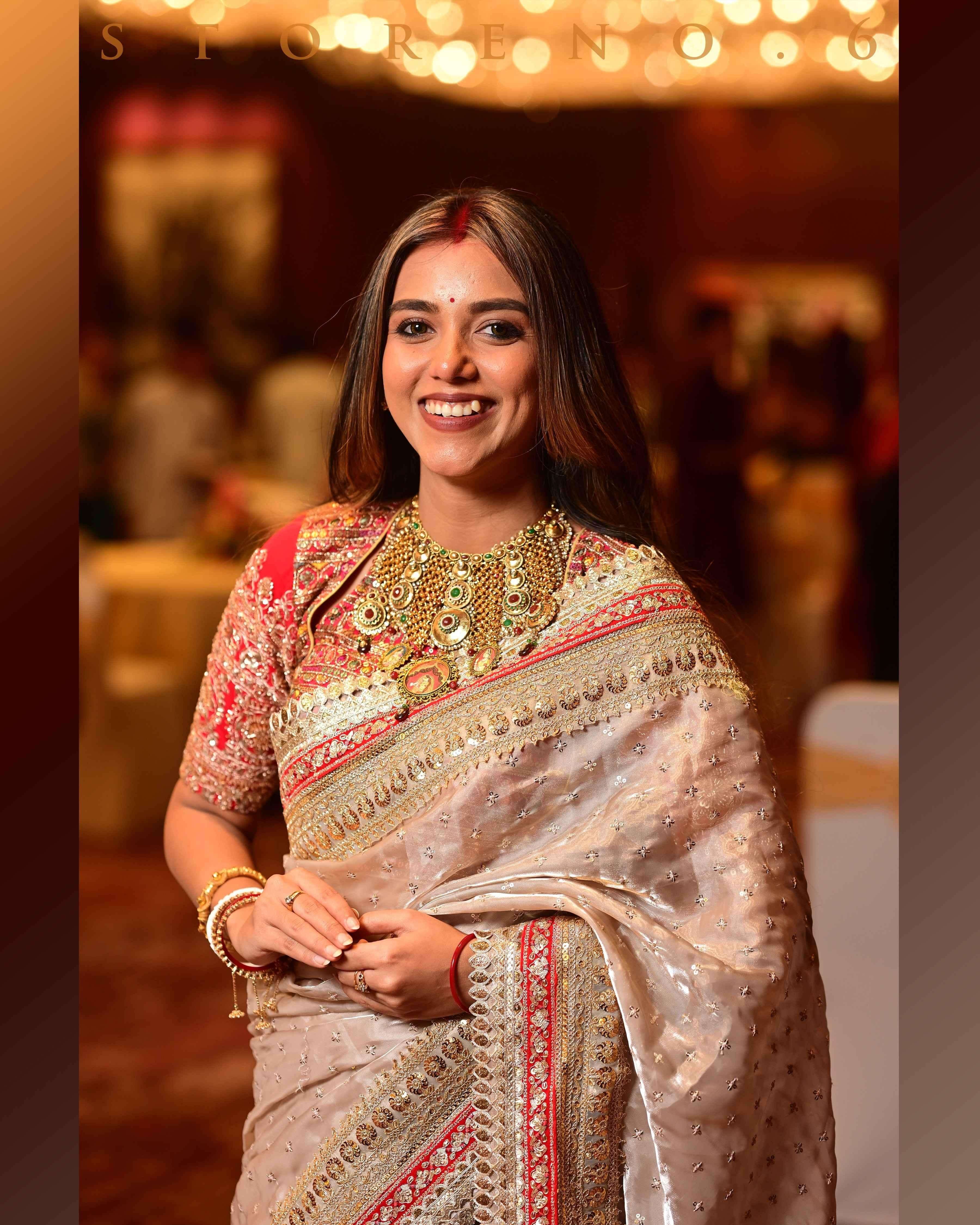 WEDDING WHIMSICAL SAREE.