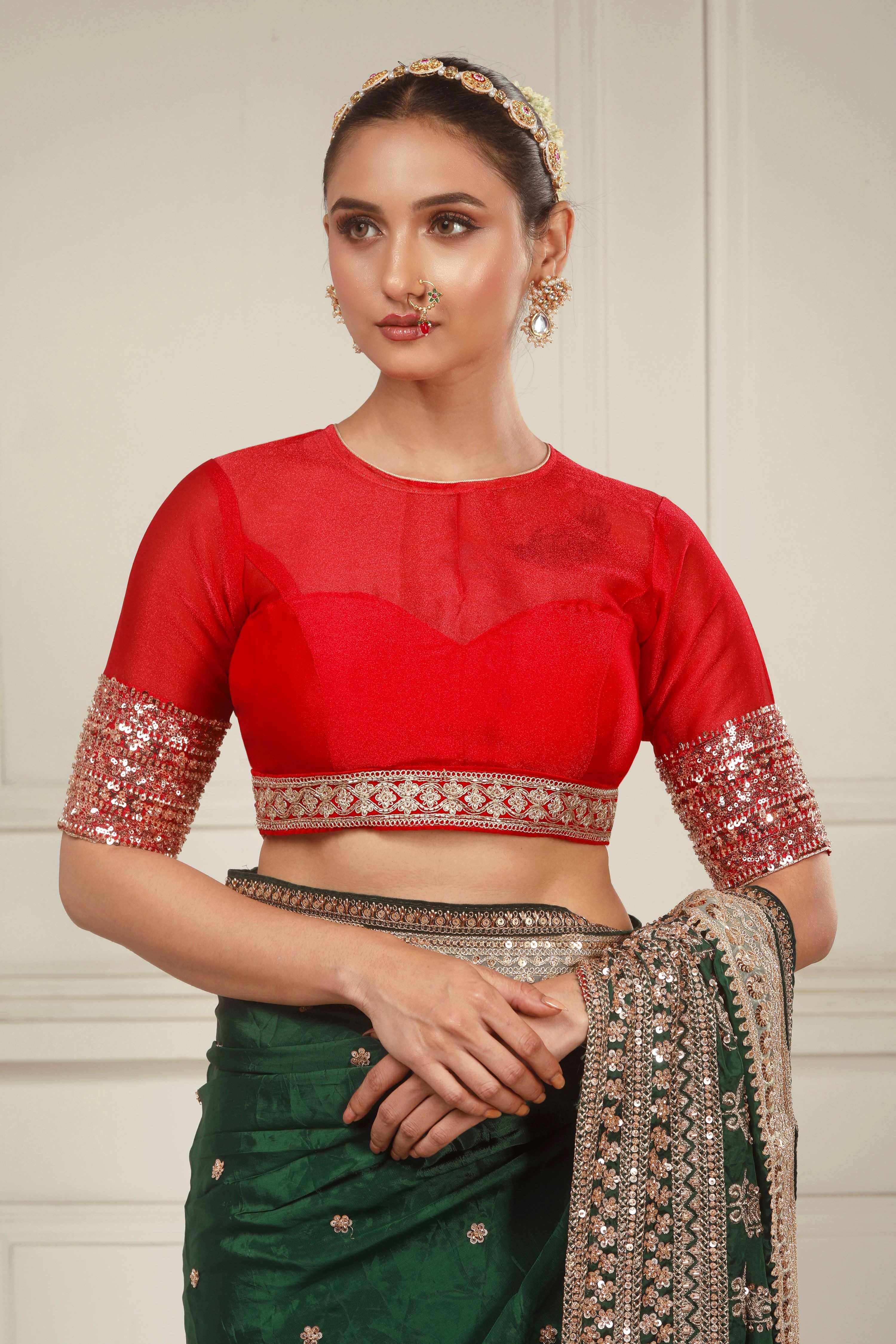 CRIMSON DESIRE BLOUSE