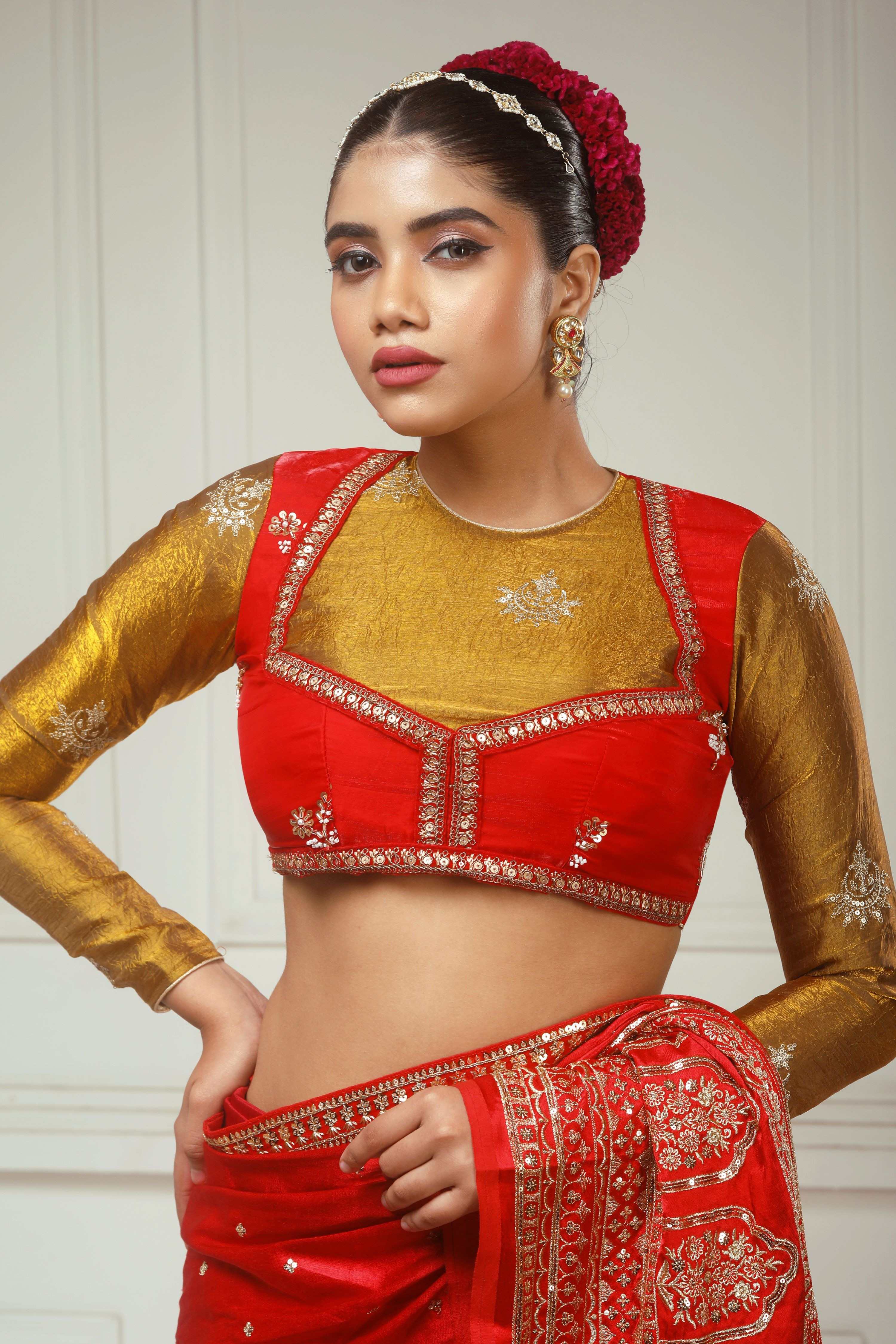 CRMISON CHARM BLOUSE