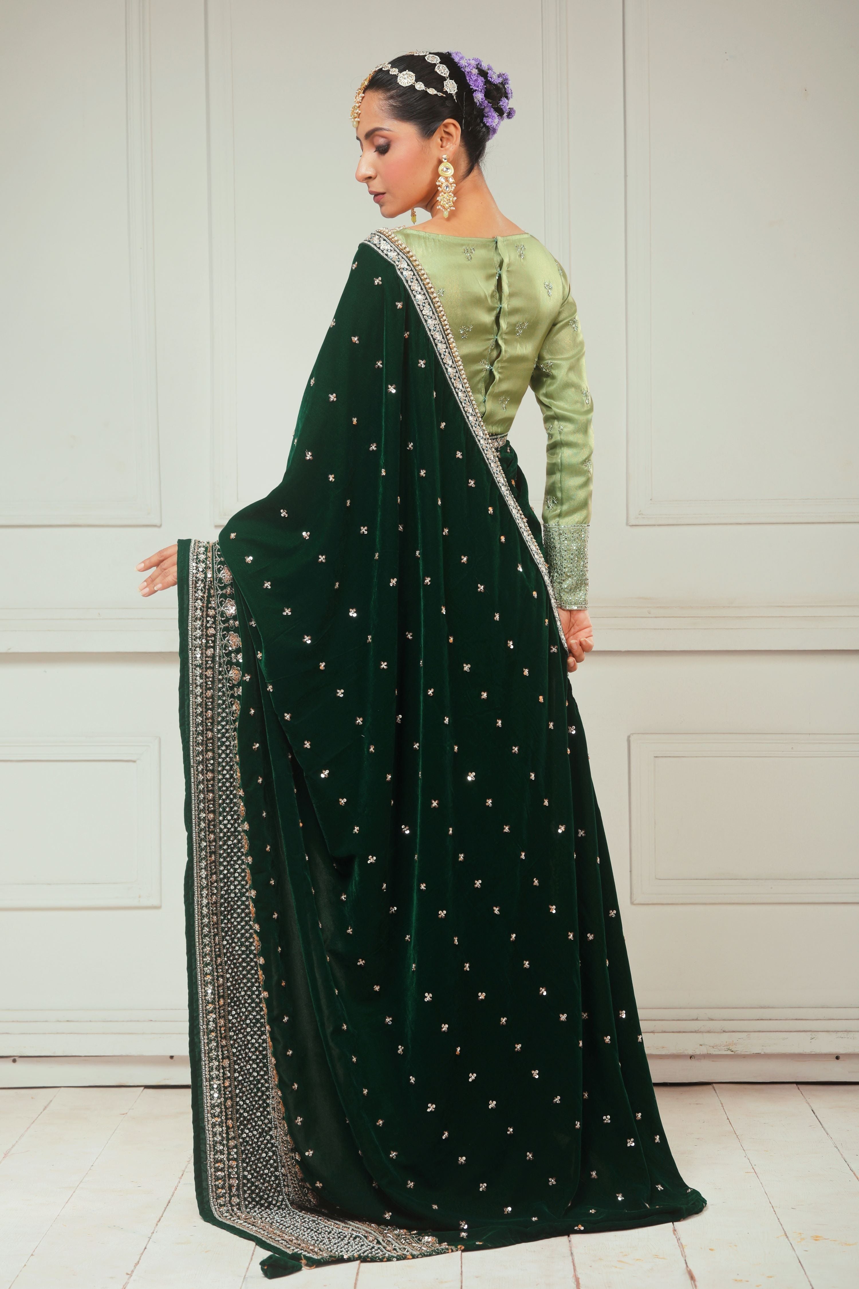 SAGE FANTASY BLOUSE
