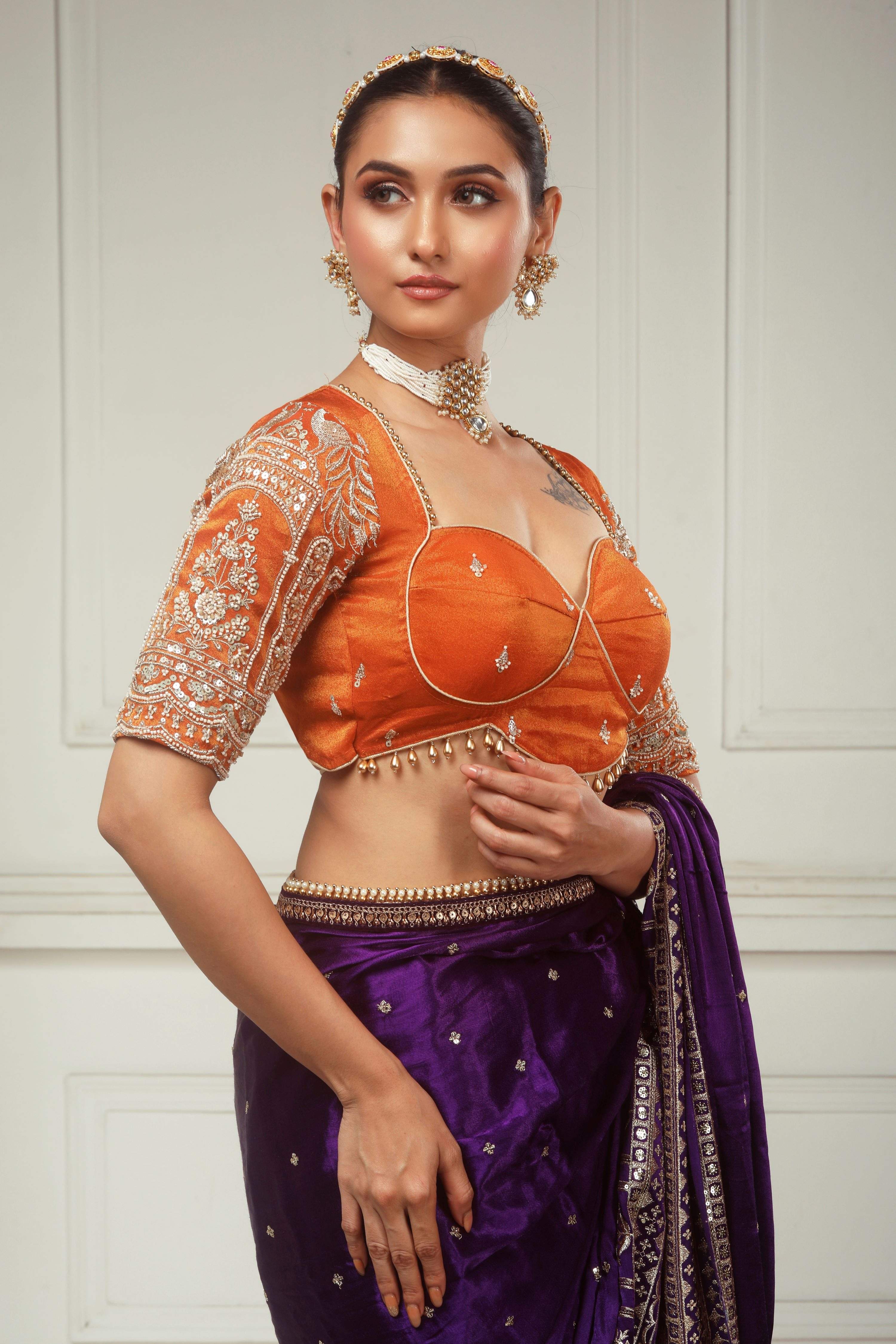 SAFFRON SYMPHONY BLOUSE
