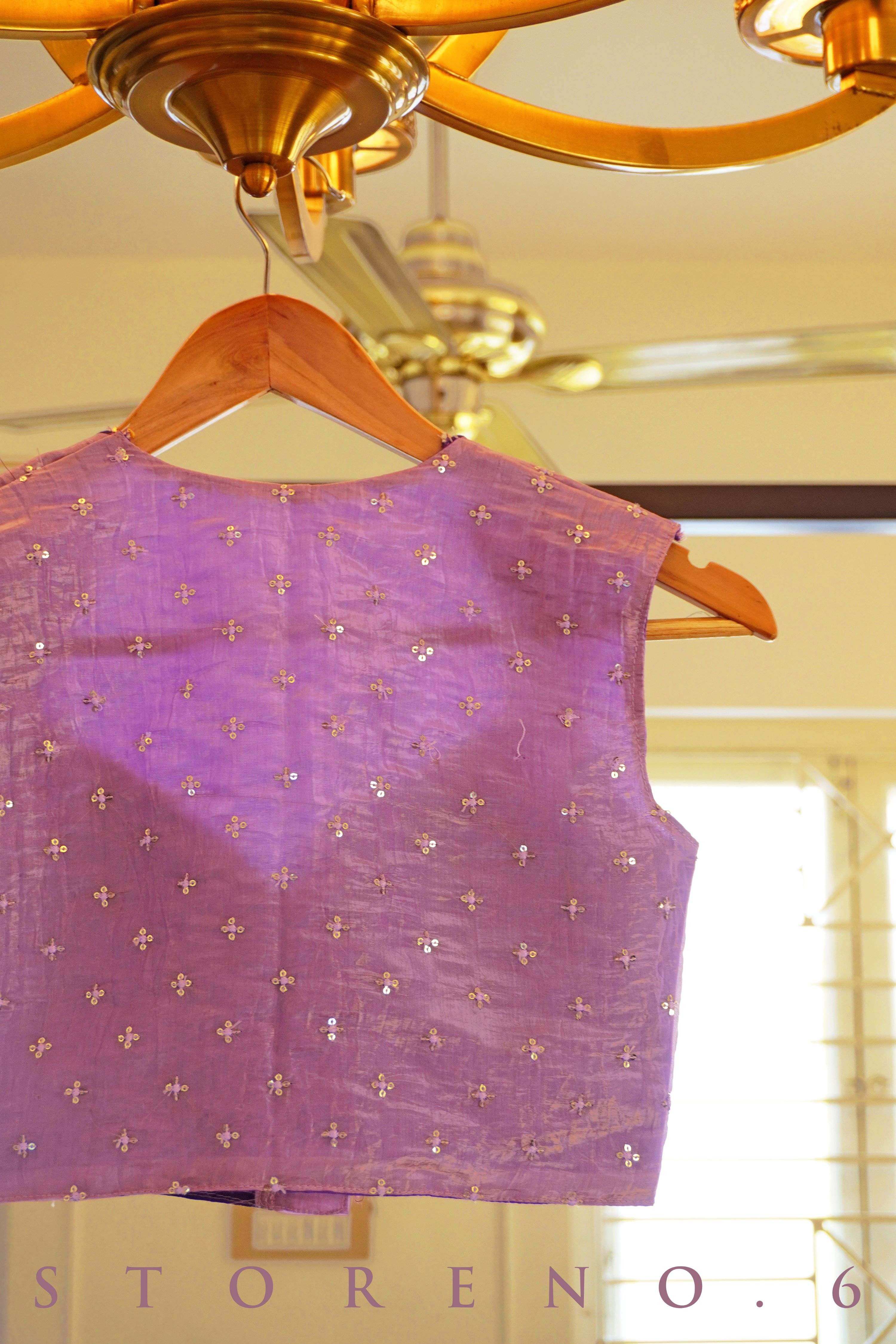 DUSK VIOLET BLOUSE