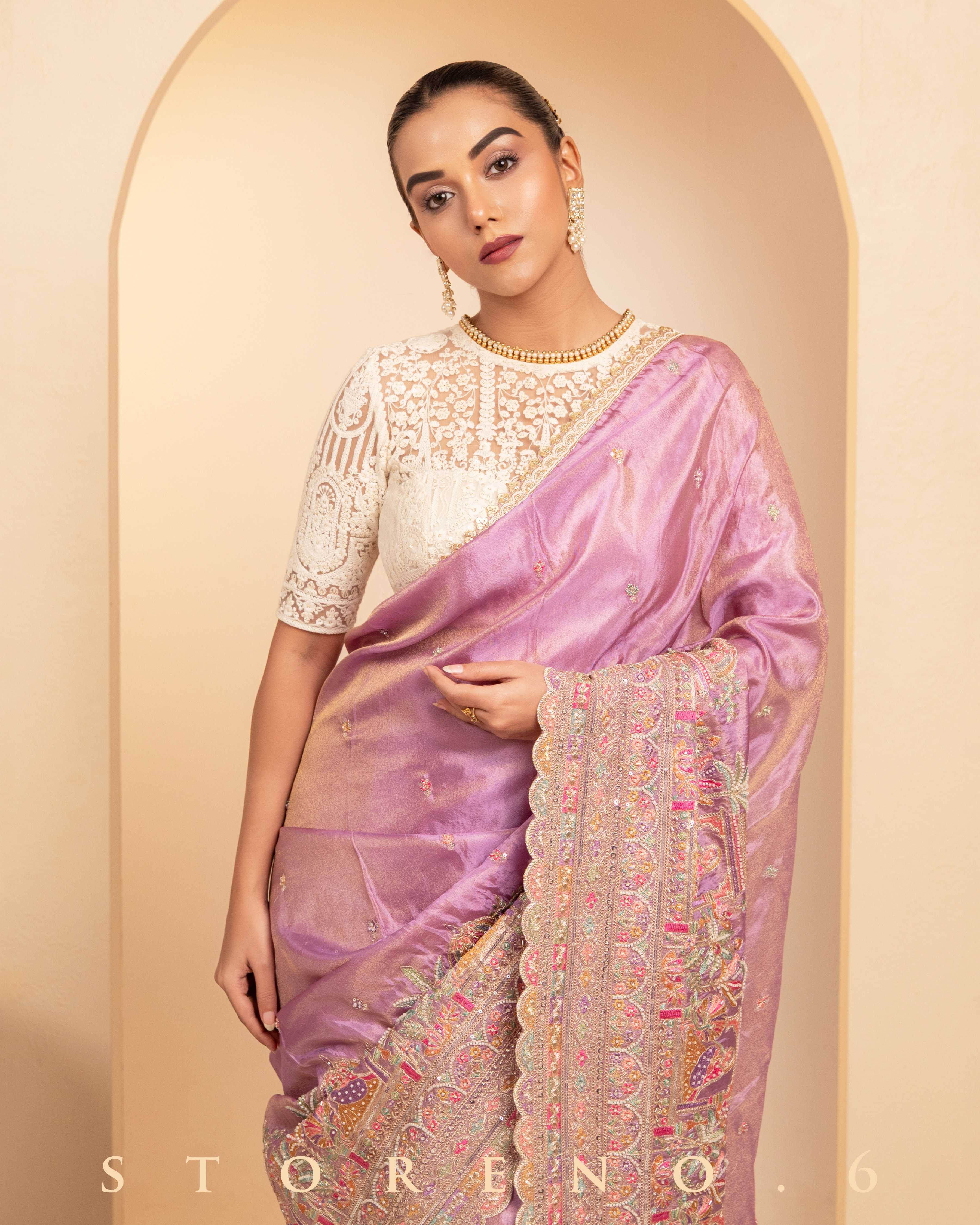 GLAM GLORY SAREE WITH CHAANDNI CLASSIC BLOUSE