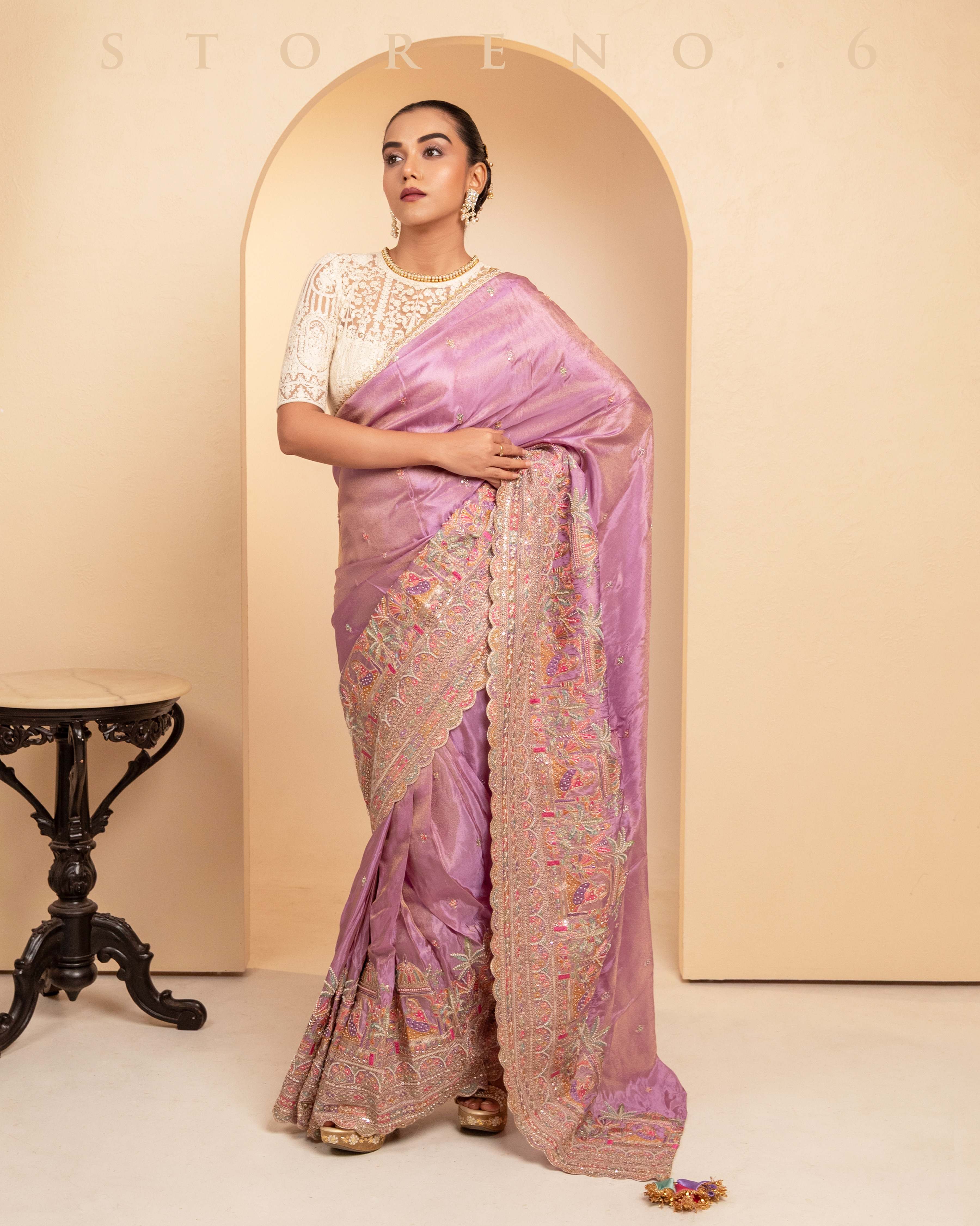 GLAM GLORY SAREE WITH CHAANDNI CLASSIC BLOUSE