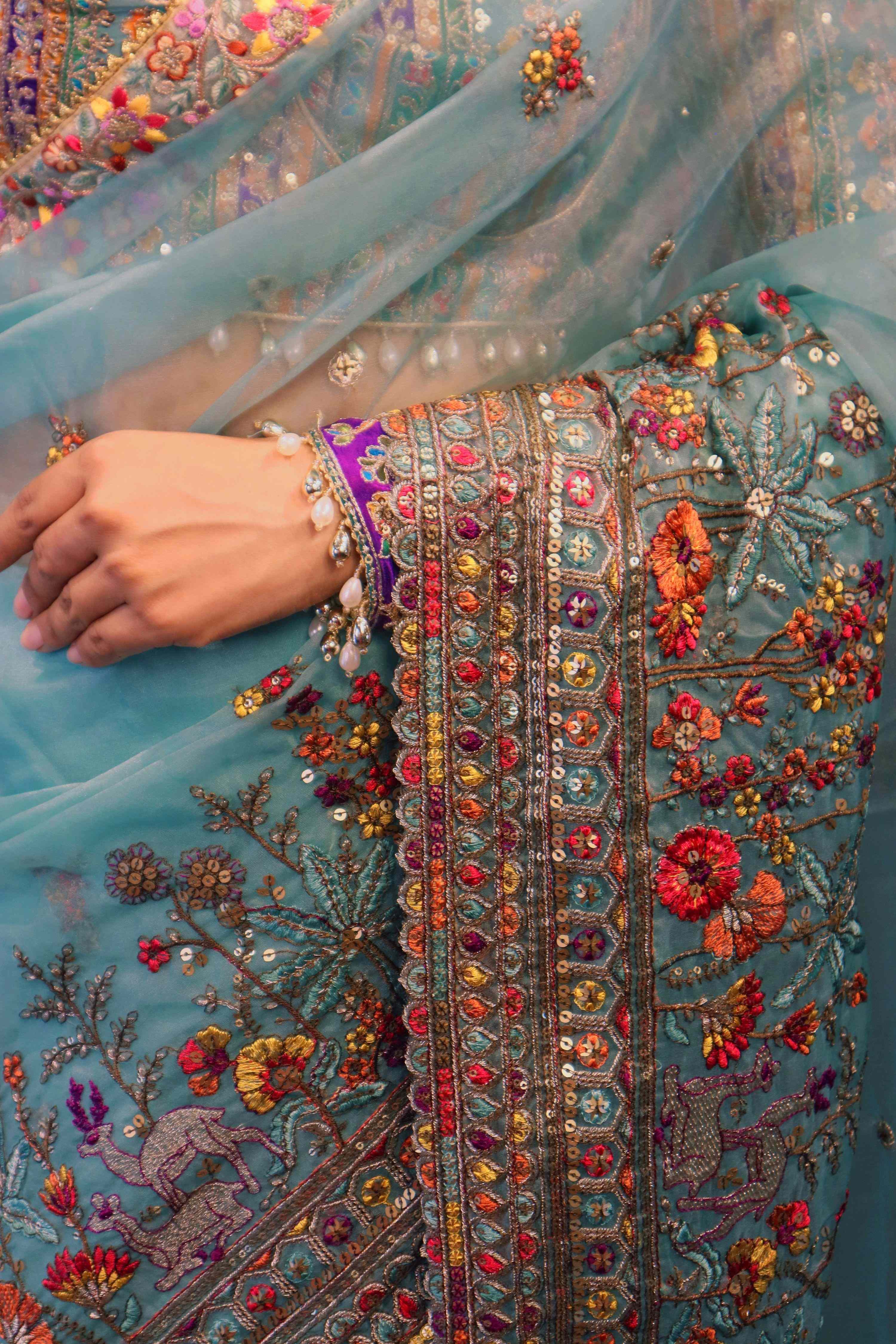 COASTAL CRUSH SAREE