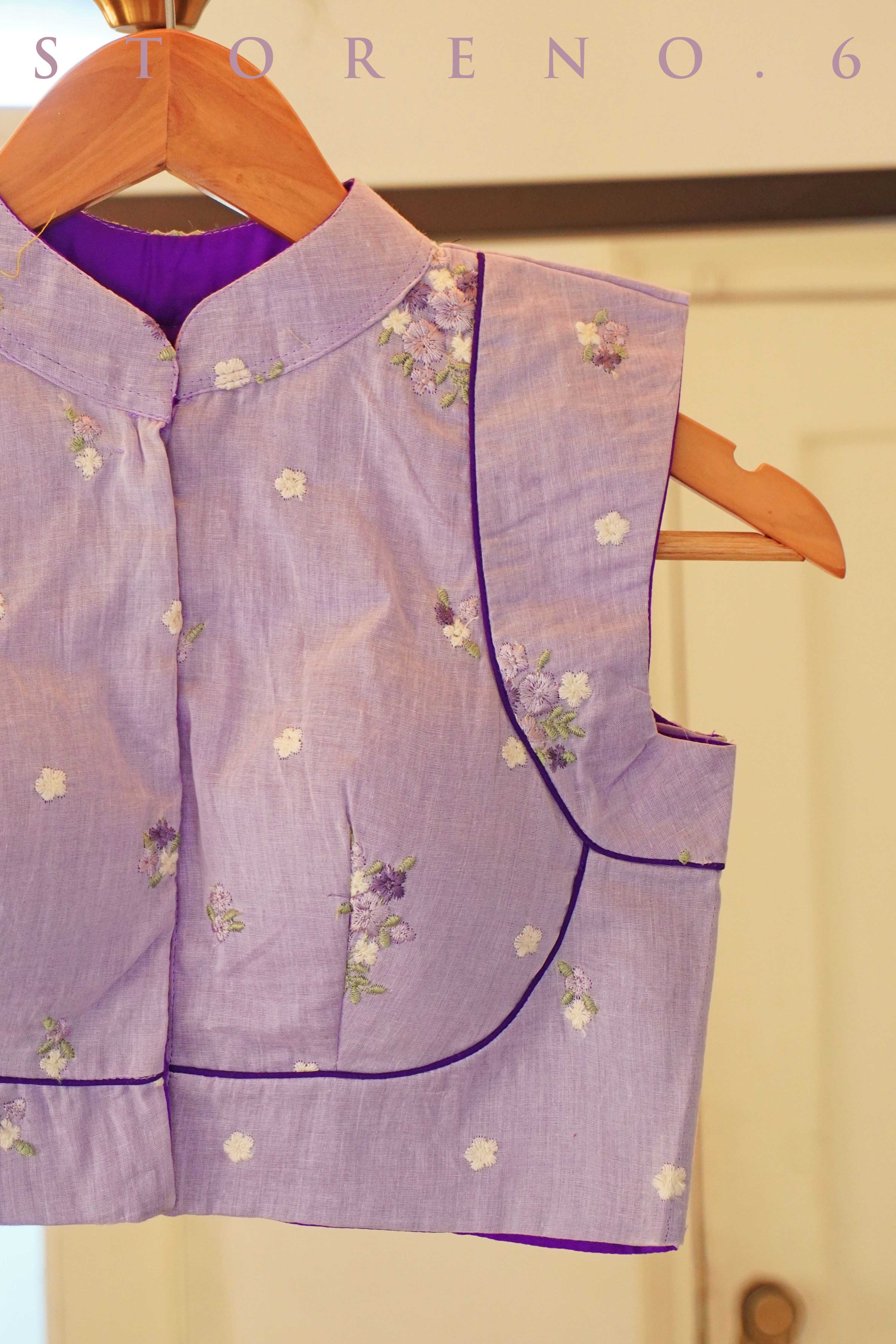 VIOLET WHISPER BLOUSE