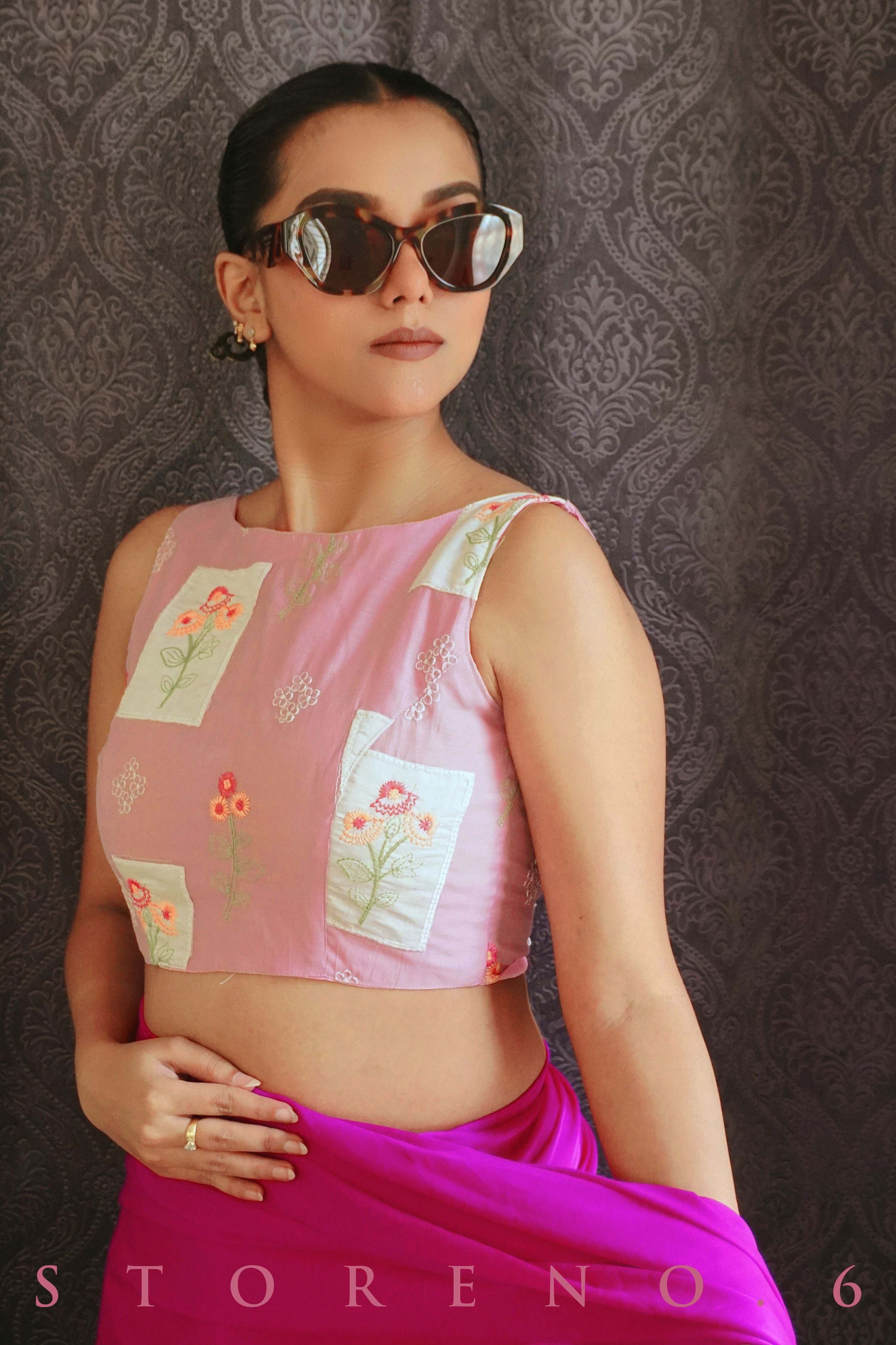 FLAMINGO DUSK BLOUSE