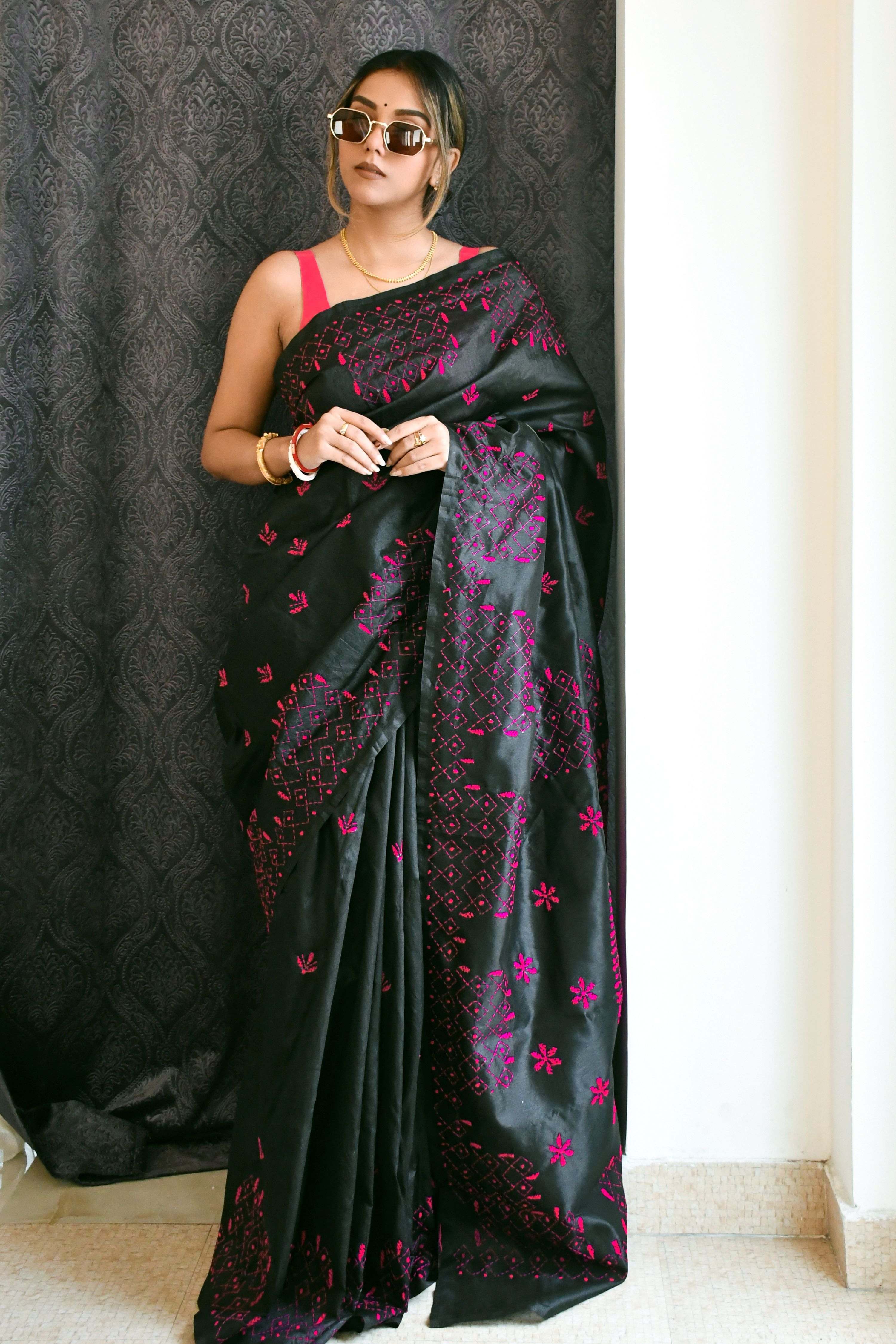 ALPONA SAREE