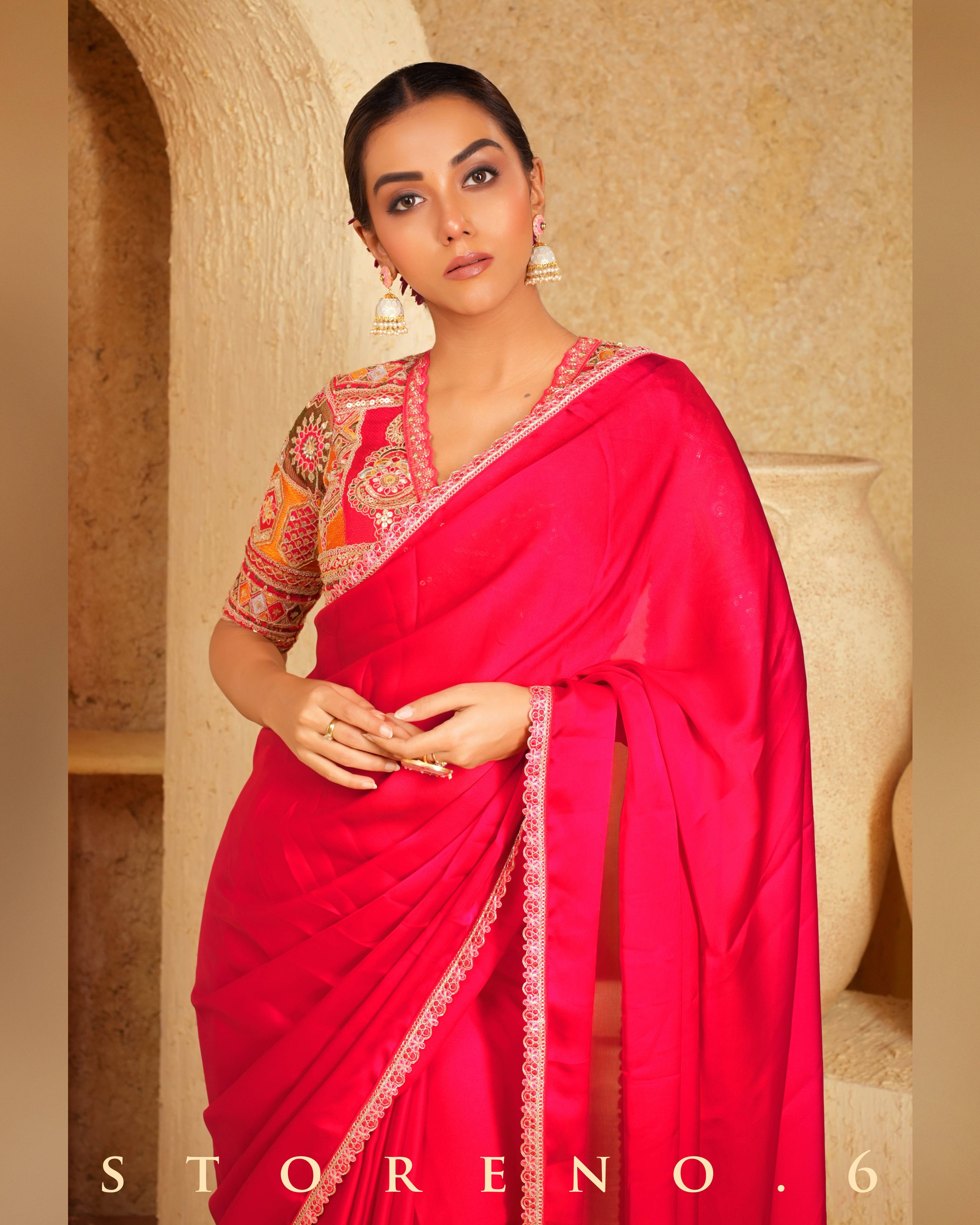 CHERRY CHARM SAREE