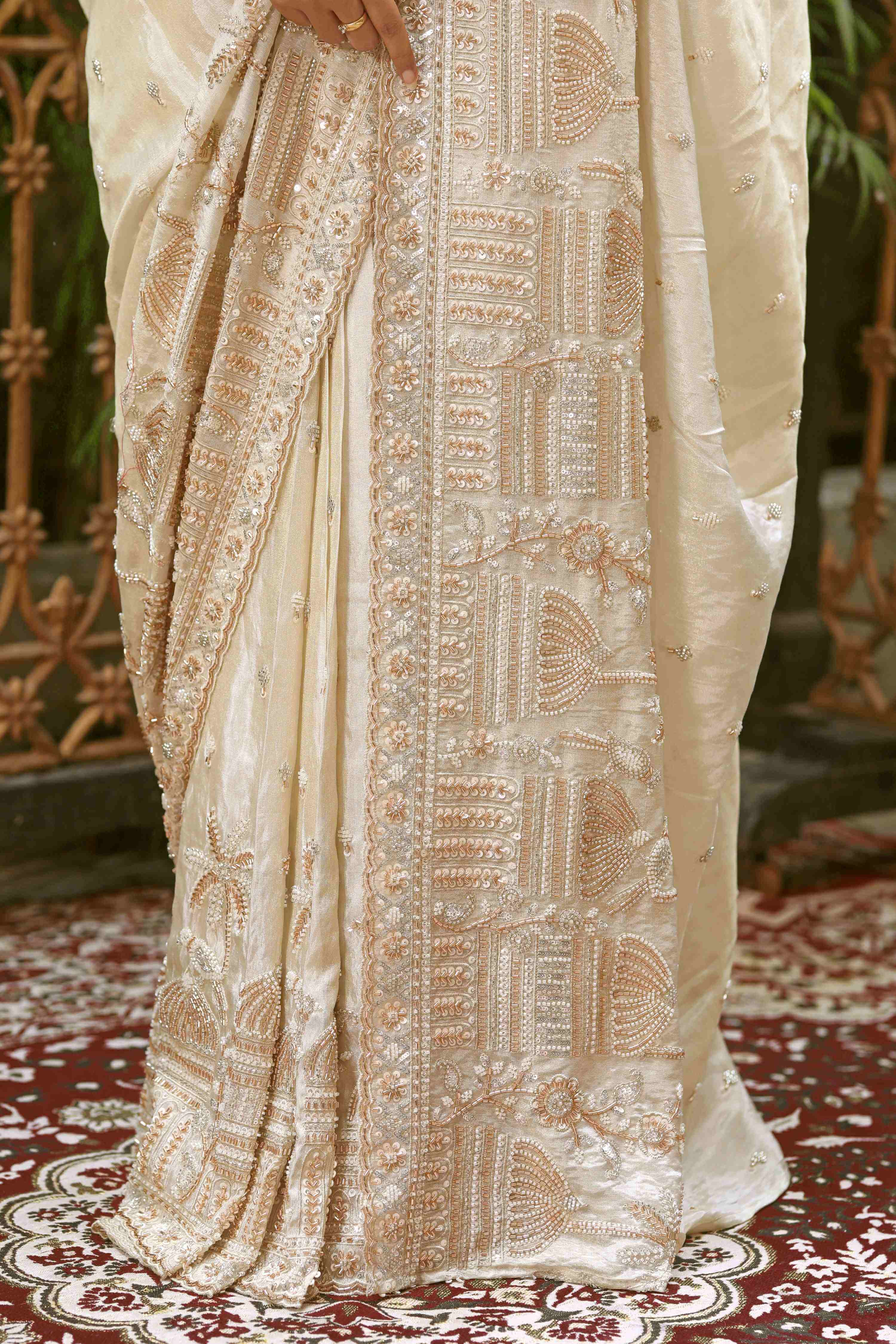 IVORY I DO SAREE