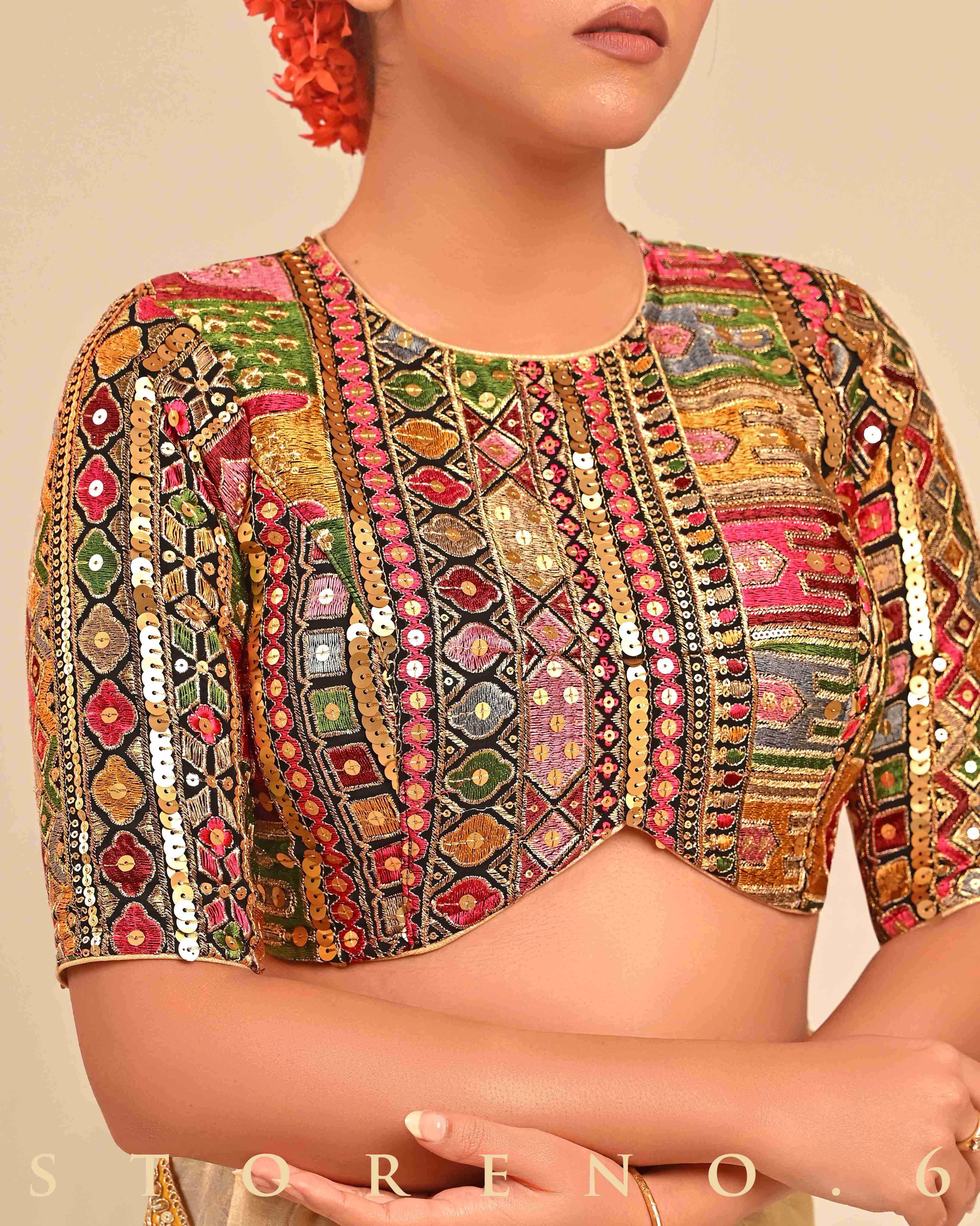 GUL KAARI SIAH EDGE BLOUSE