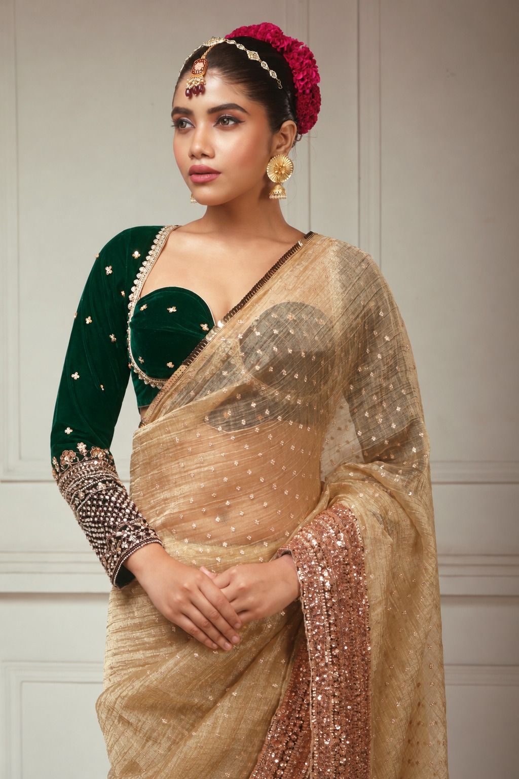 GARDEN GRANDEUR CORSET BLOUSE