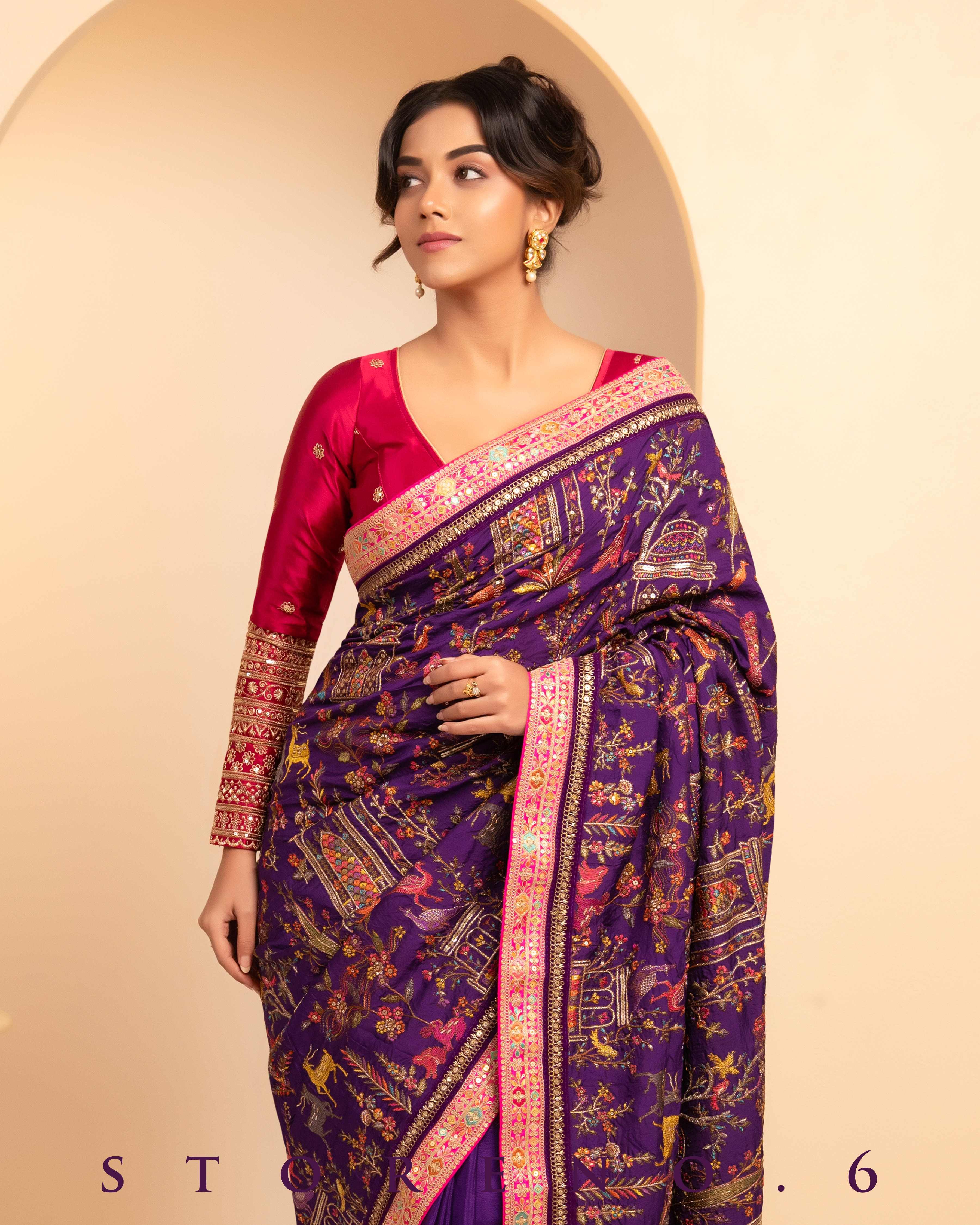 THE 6TH CENTURY CHROMA SAREE