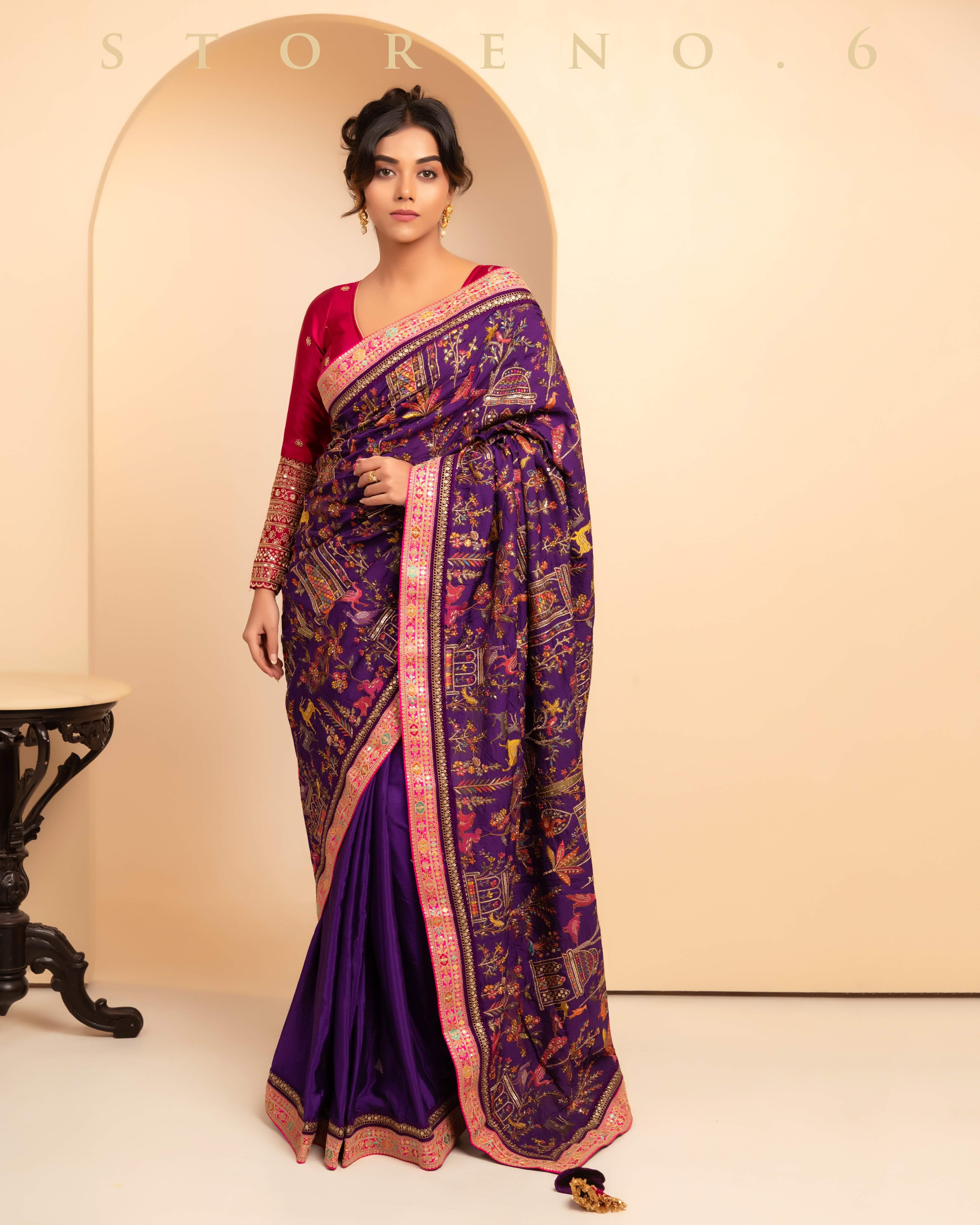 THE 6TH CENTURY CHROMA SAREE