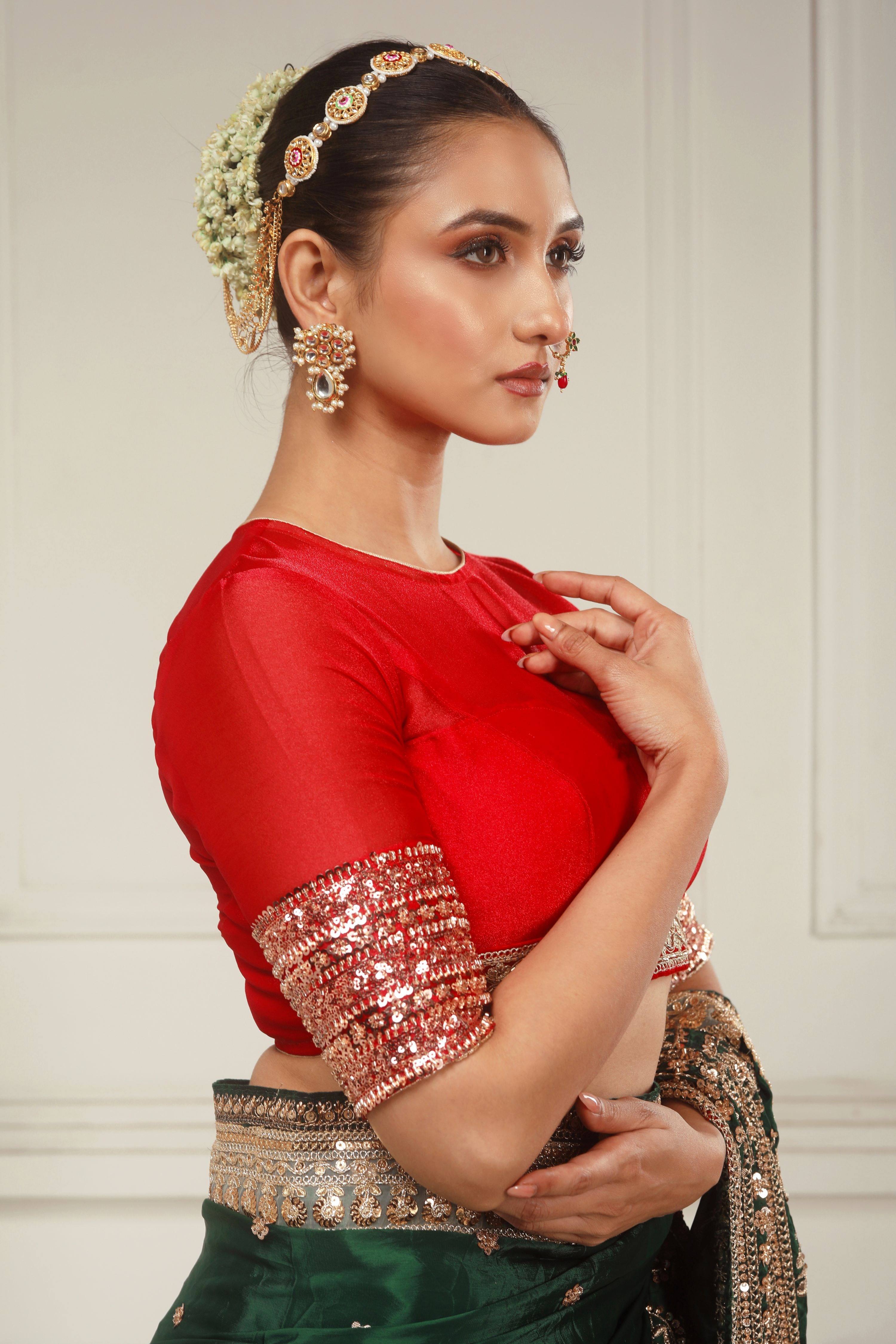 CRIMSON DESIRE BLOUSE