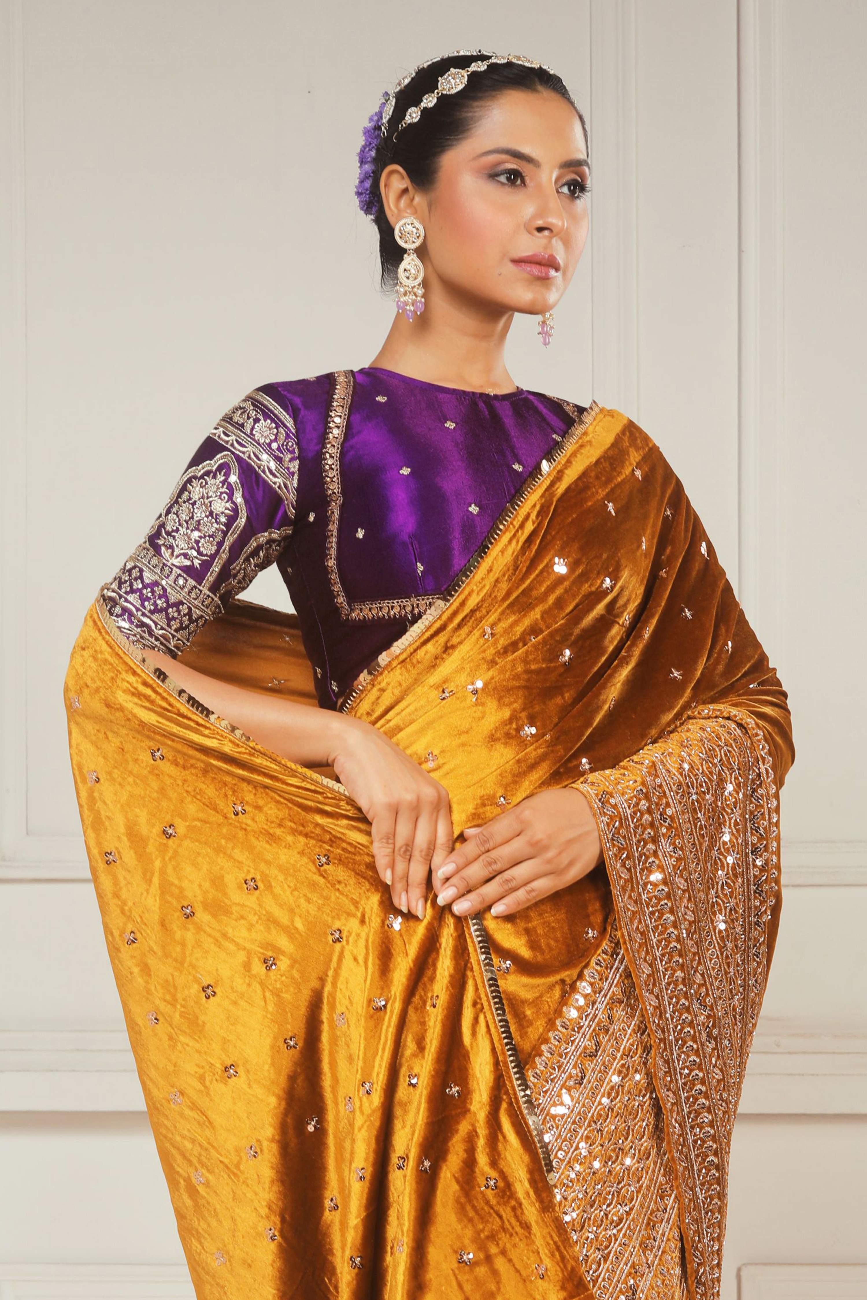 REGAL REIGN SAREE WITH TIMELESS TEMPTATION BLOUSE