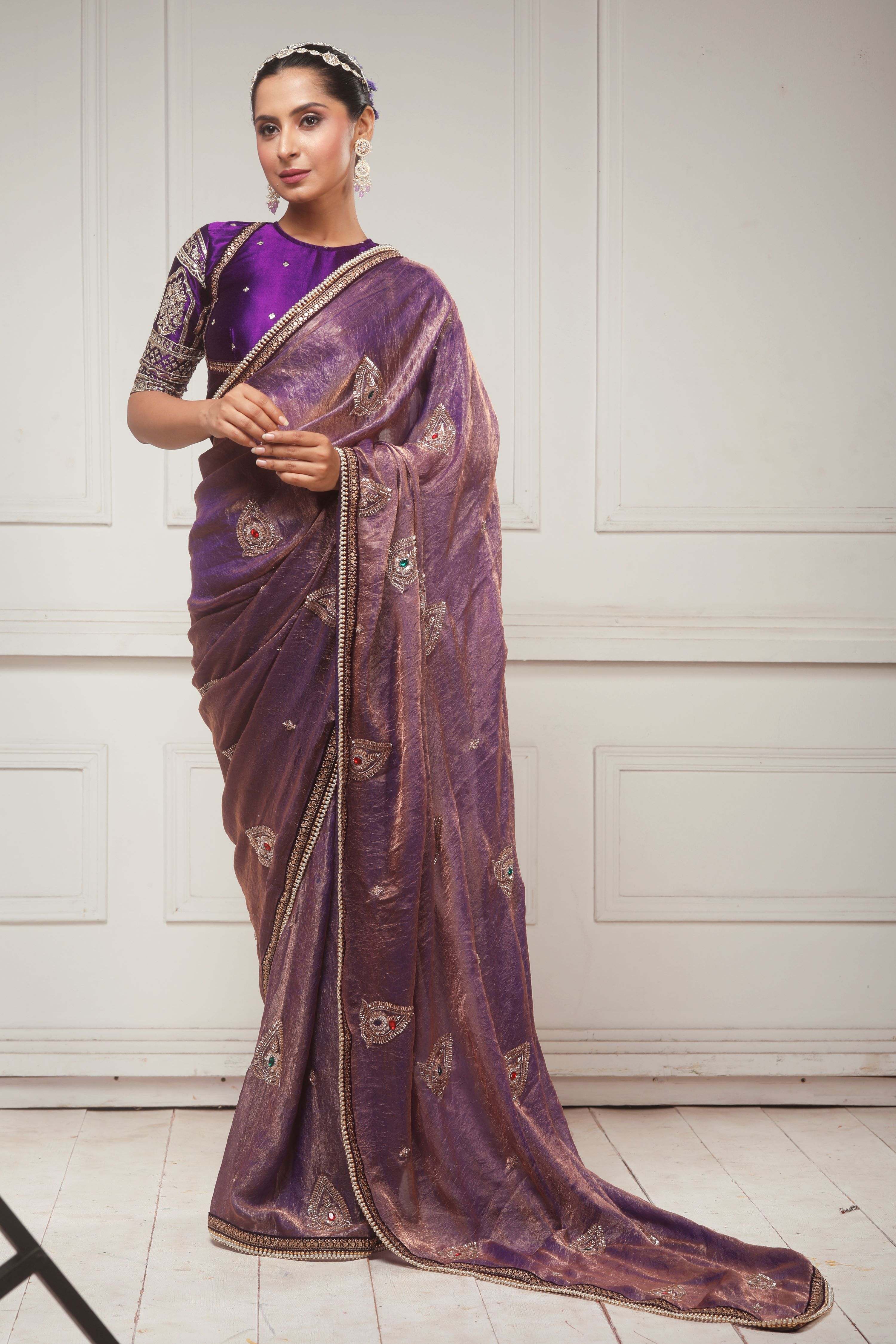 MEHFIL MUSE SAREE WITH TIMELESS TEMPTATION BLOUSE
