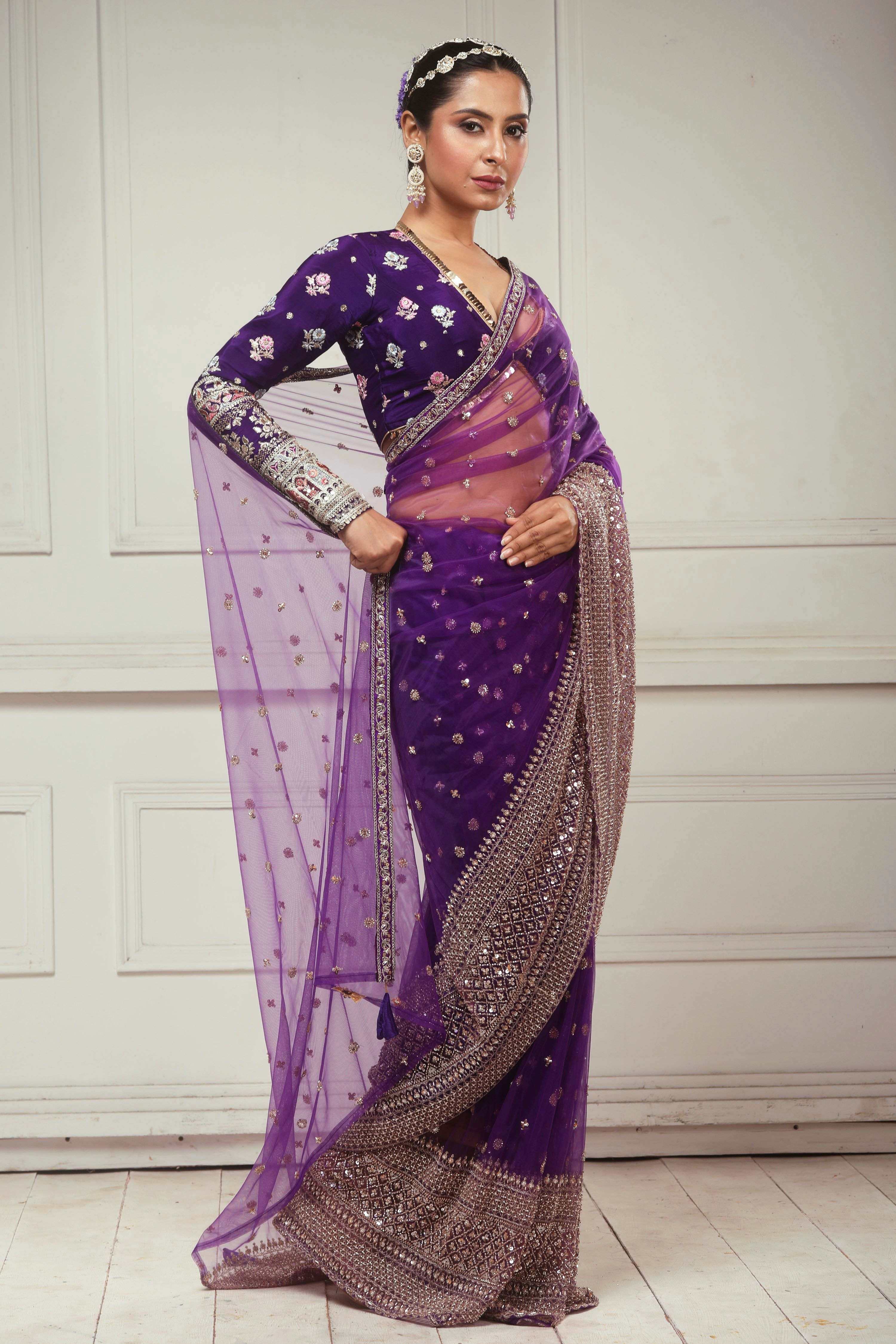 MAJESTIC CHANDELIER SAREE