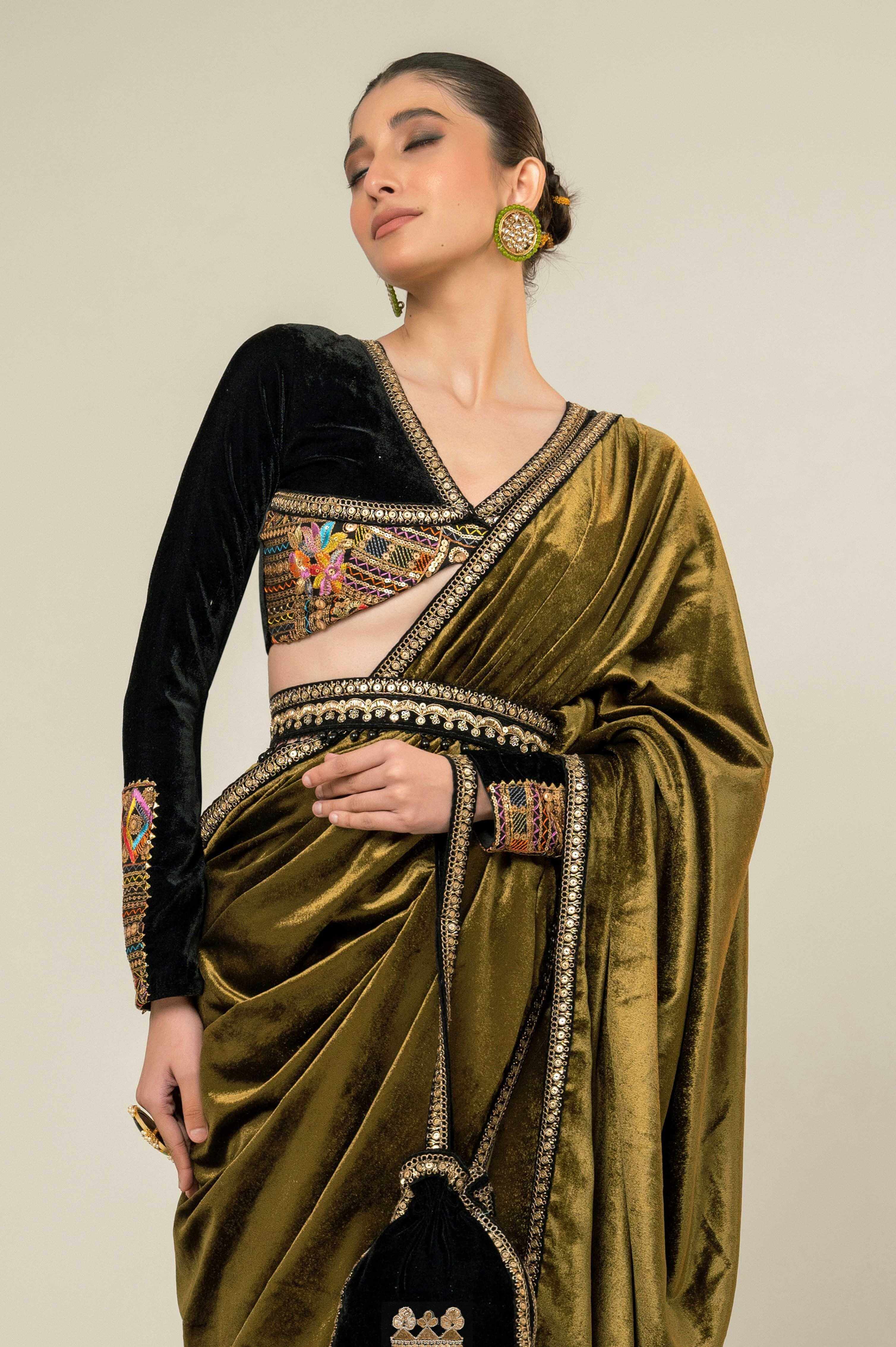 VELVET VOGUE SAREE