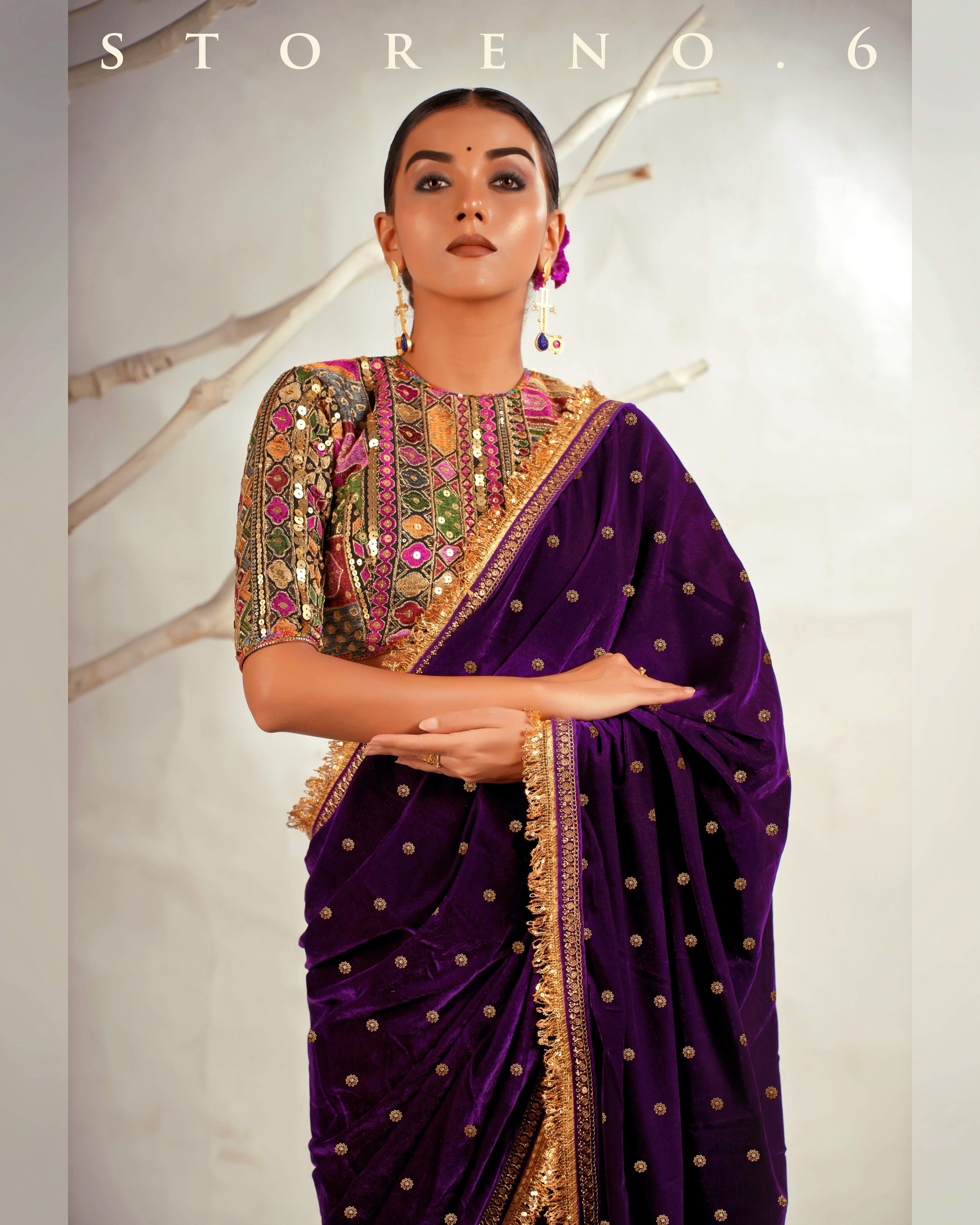 THE PURPLE WONDER SAREE