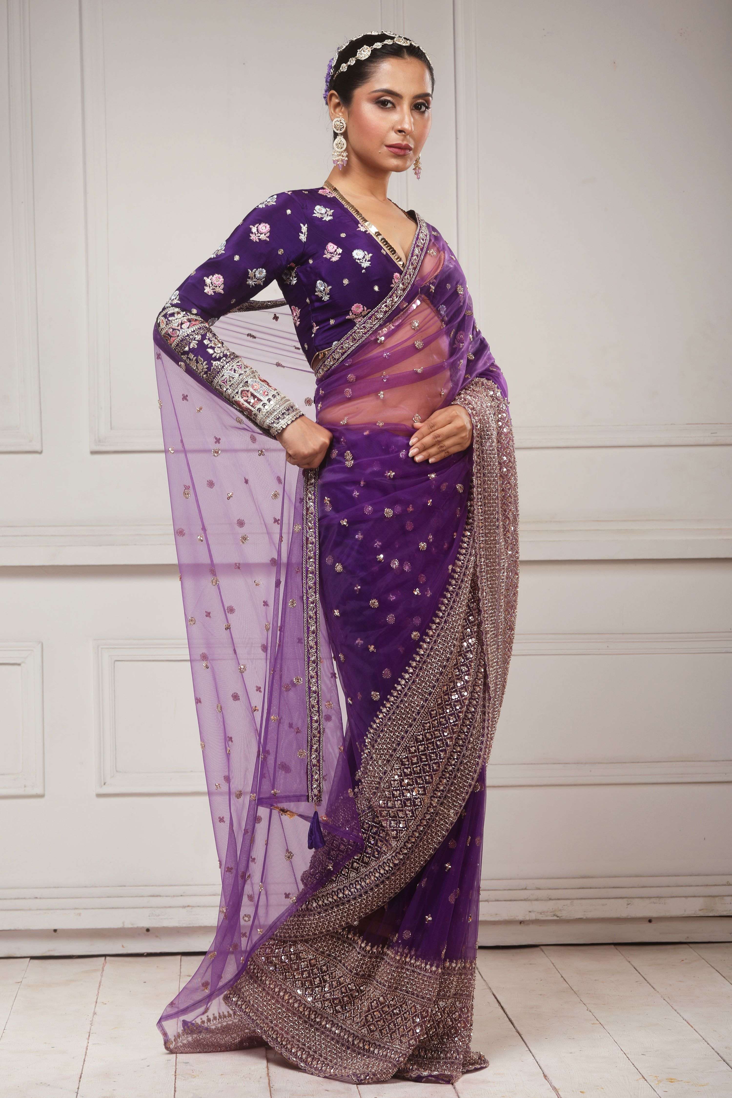 MAJESTIC CHANDELIER SAREE