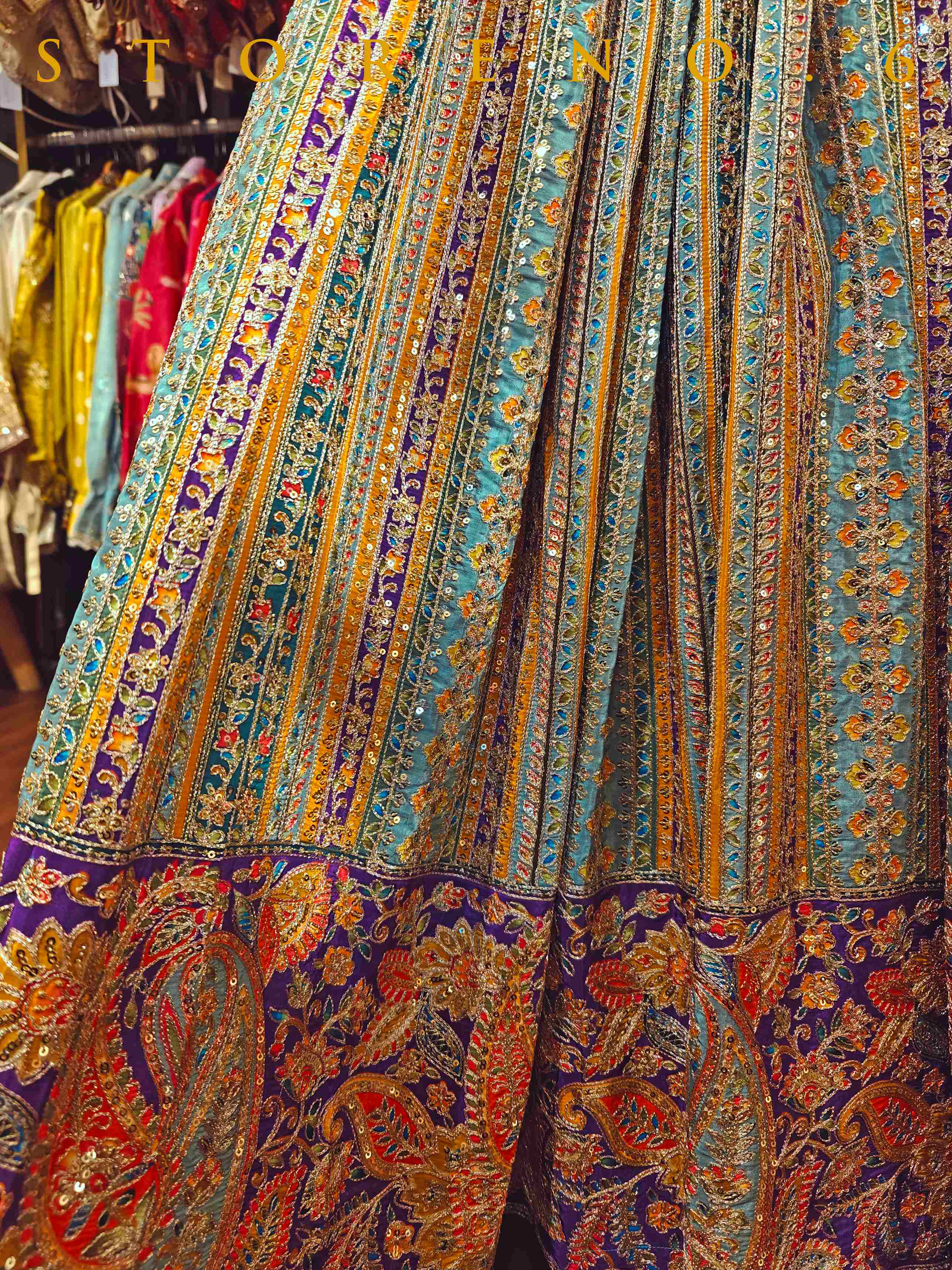 RANGRAAZ LEHENGA SKIRT(WITH CANCAN)