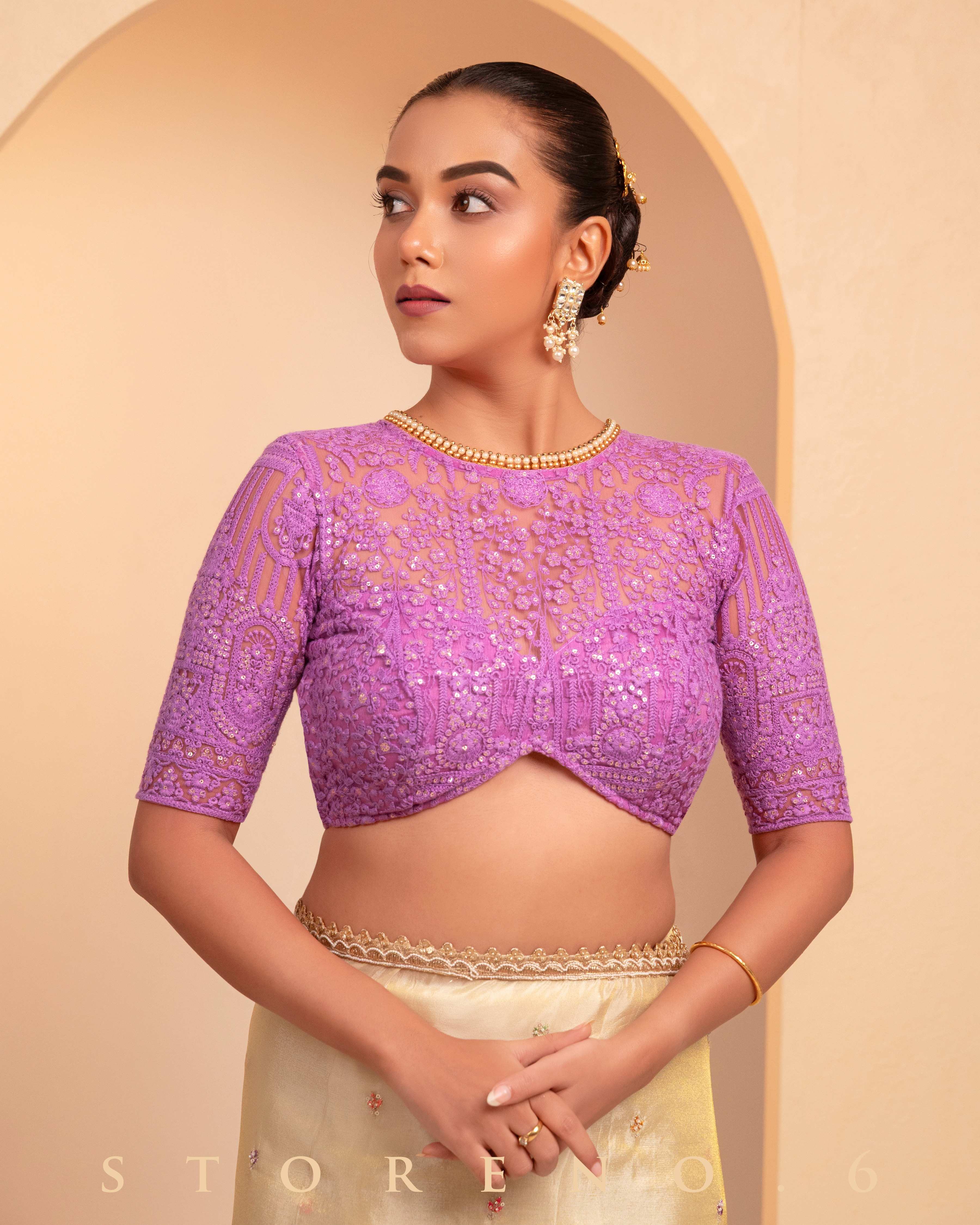 LILAC LULLABY BLOUSE