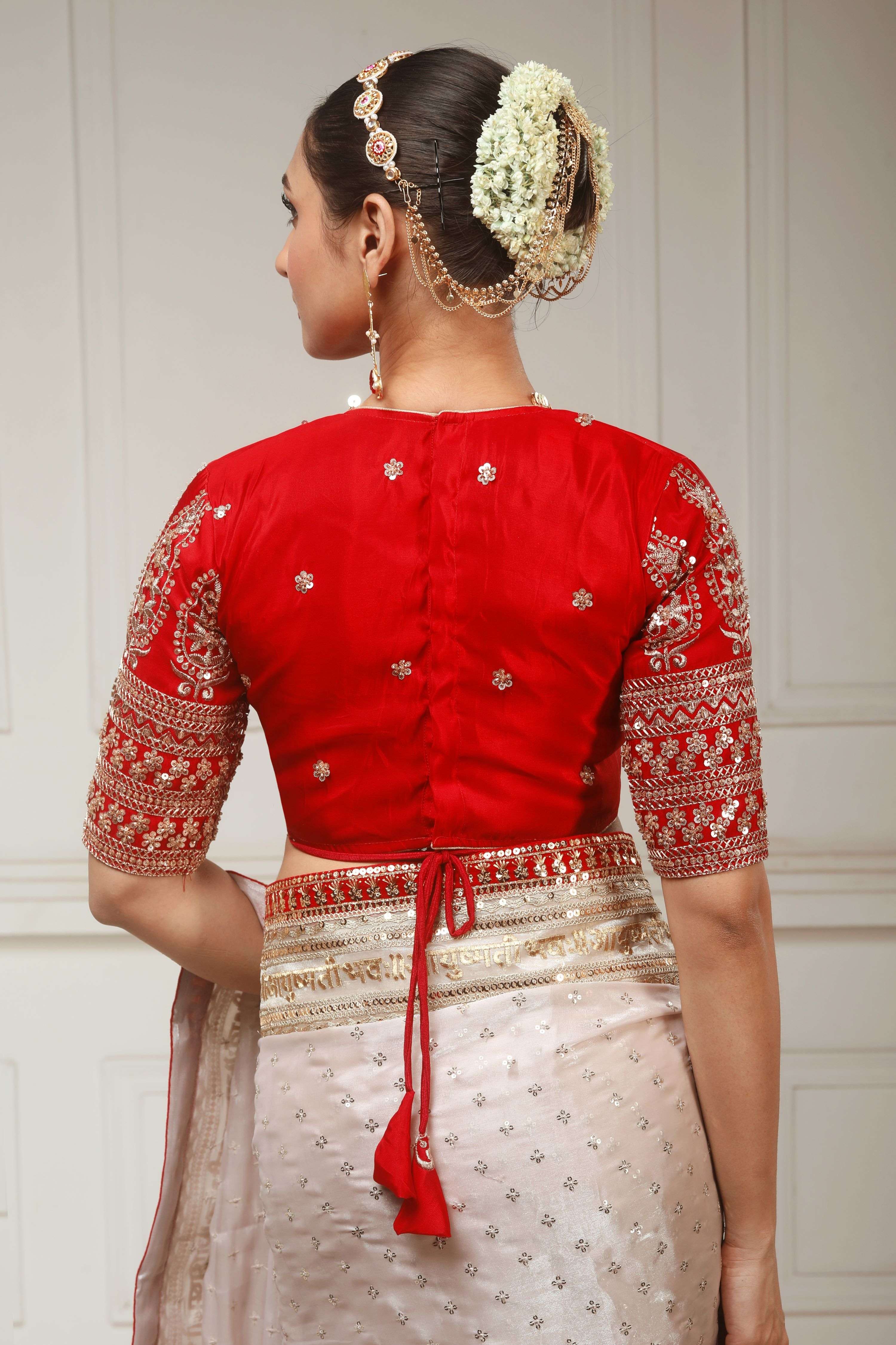 SCARLET LUXE BLOUSE