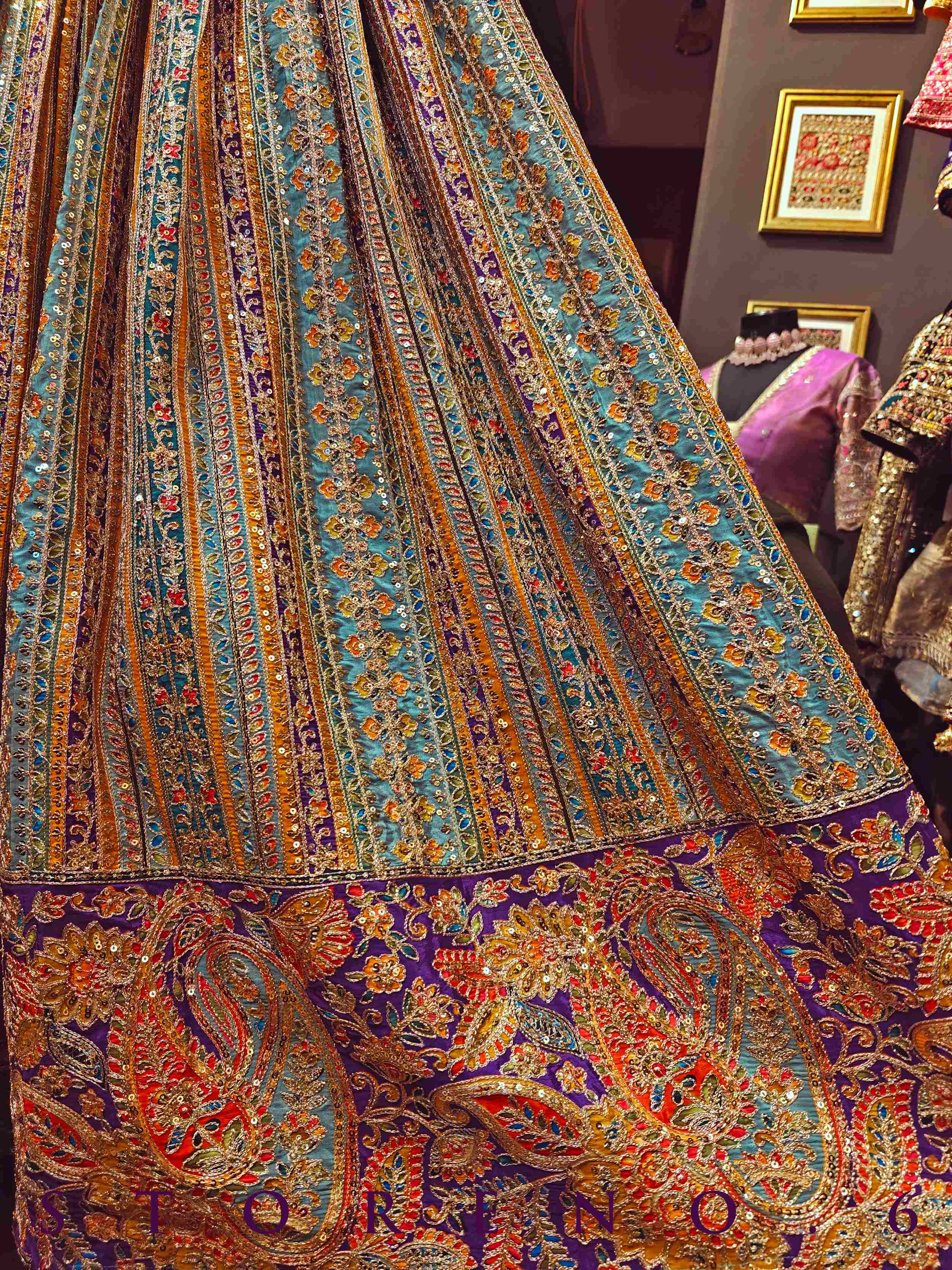 RANGRAAZ LEHENGA SKIRT WITH STITCHED BLOUSE(WITH CANCAN)