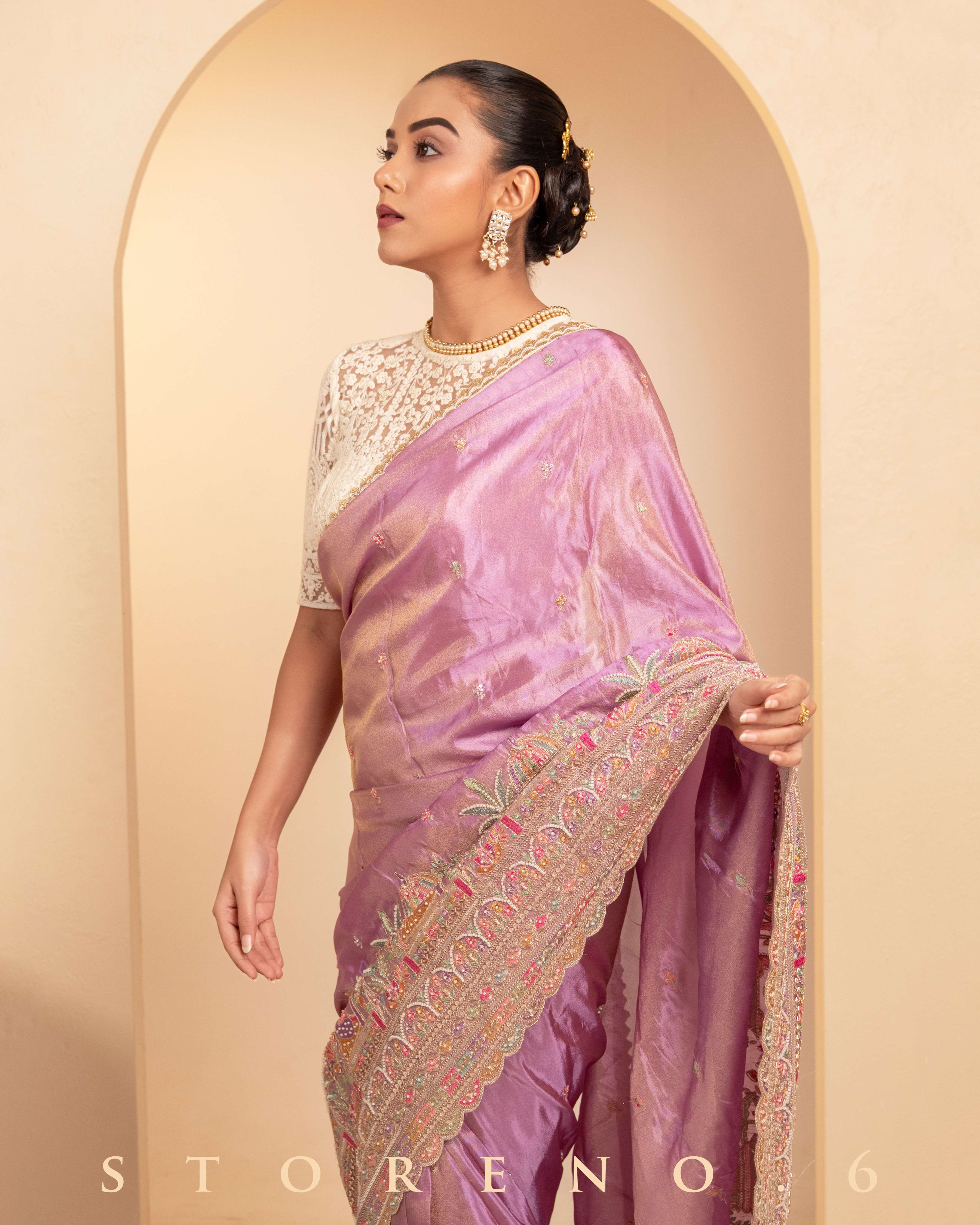 GLAM GLORY SAREE WITH CHAANDNI CLASSIC BLOUSE