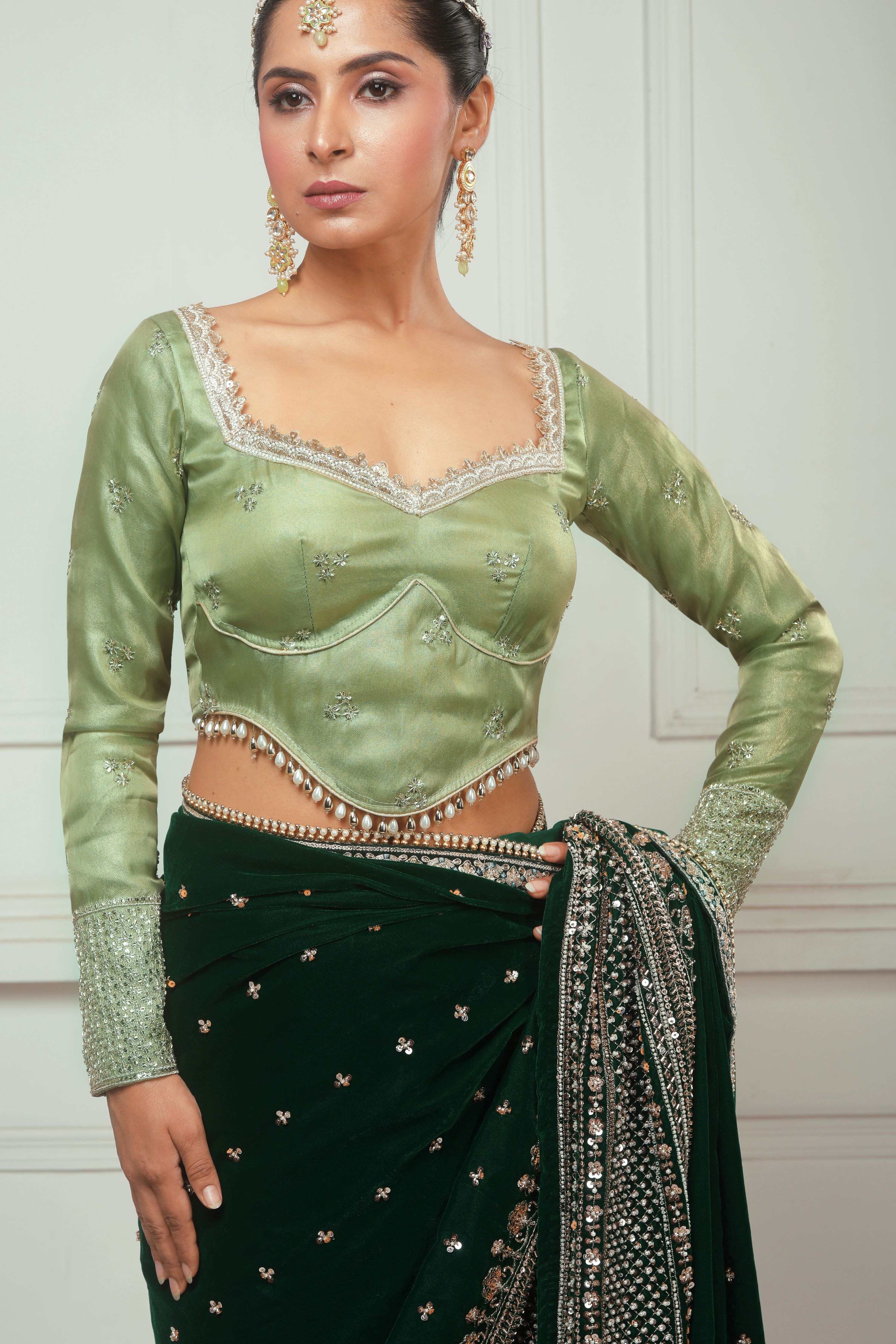 SAGE FANTASY BLOUSE
