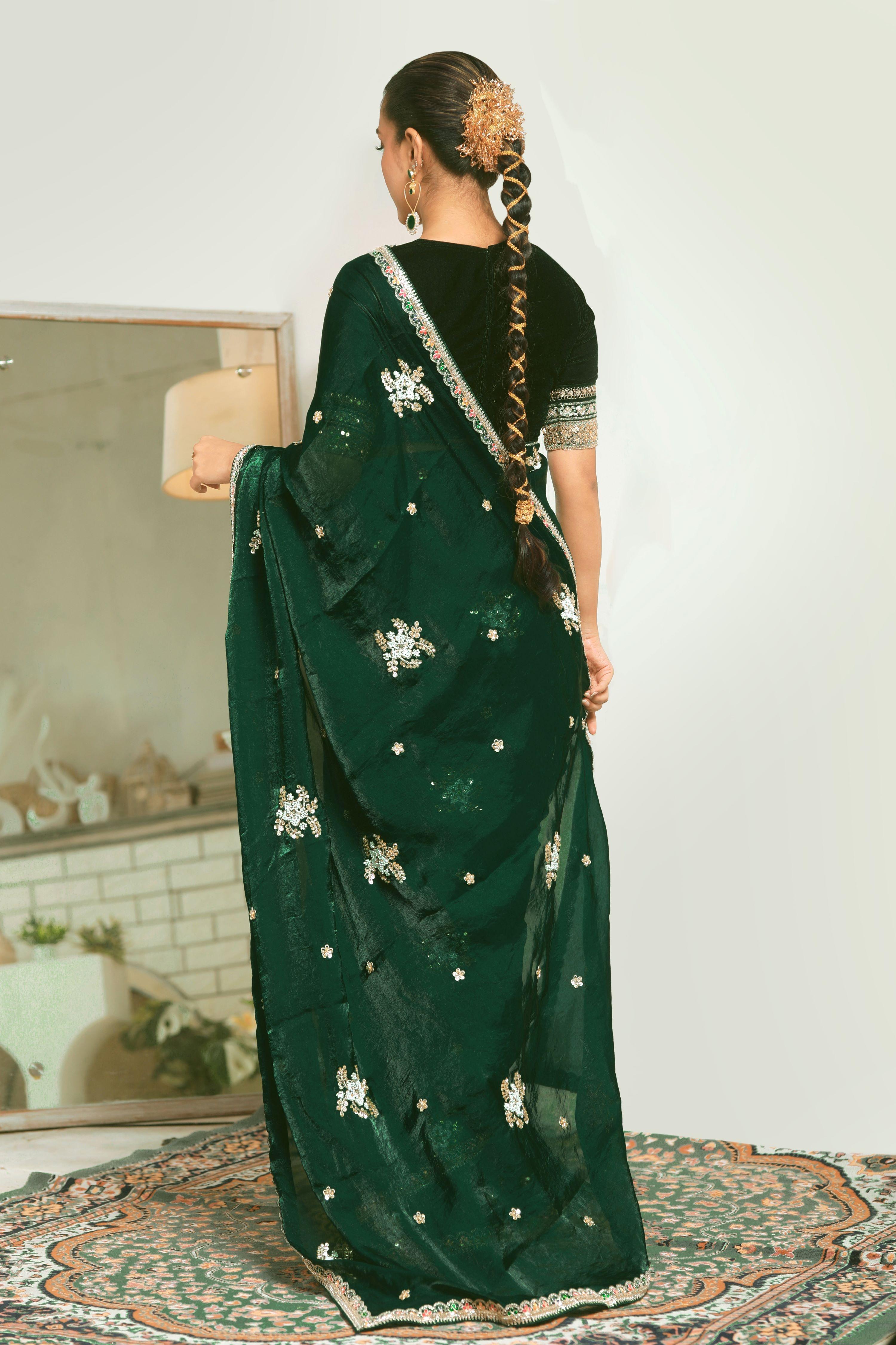 EMERALD ENCHANTE SAREE