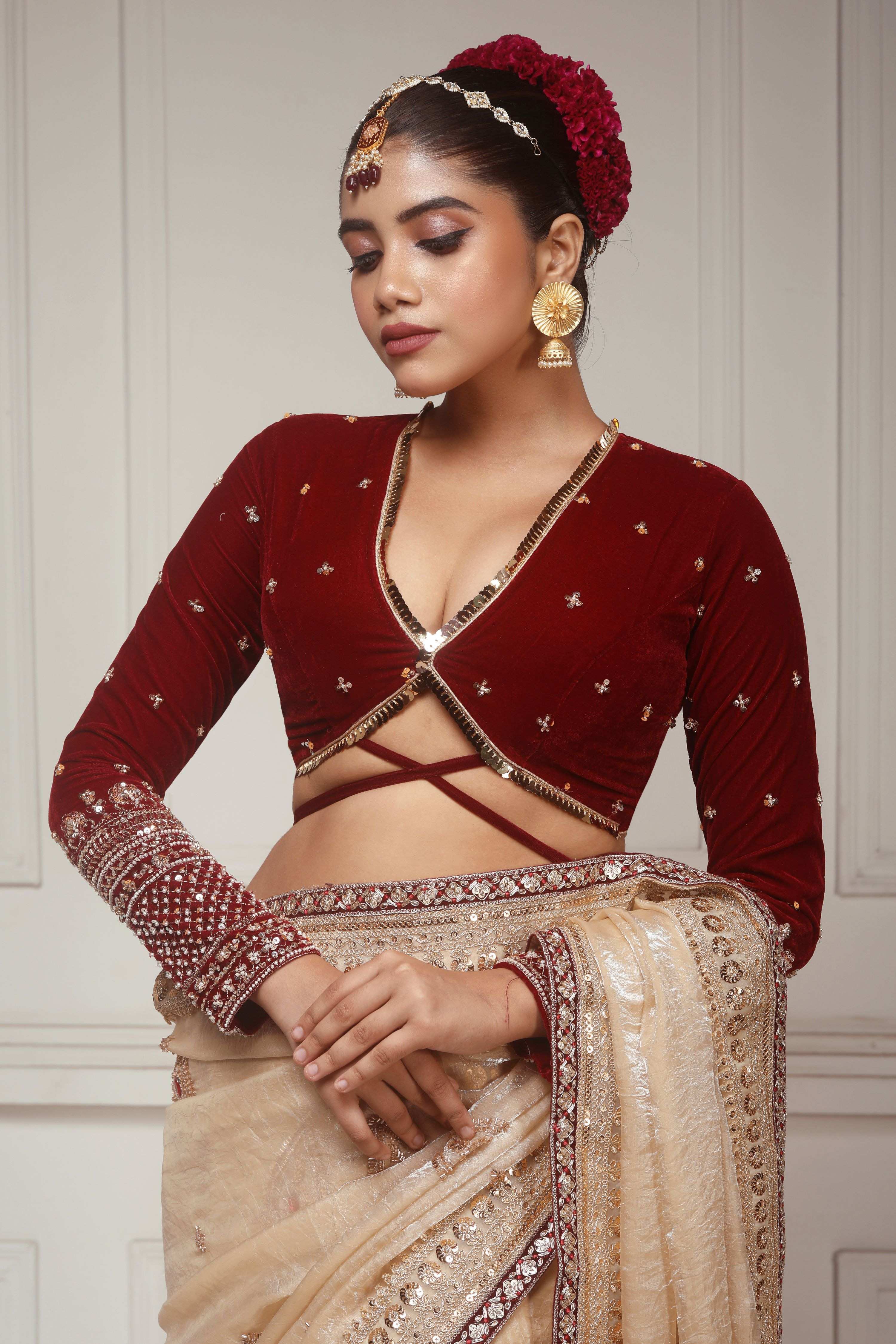 GARNET GRANDEUR BLOUSE