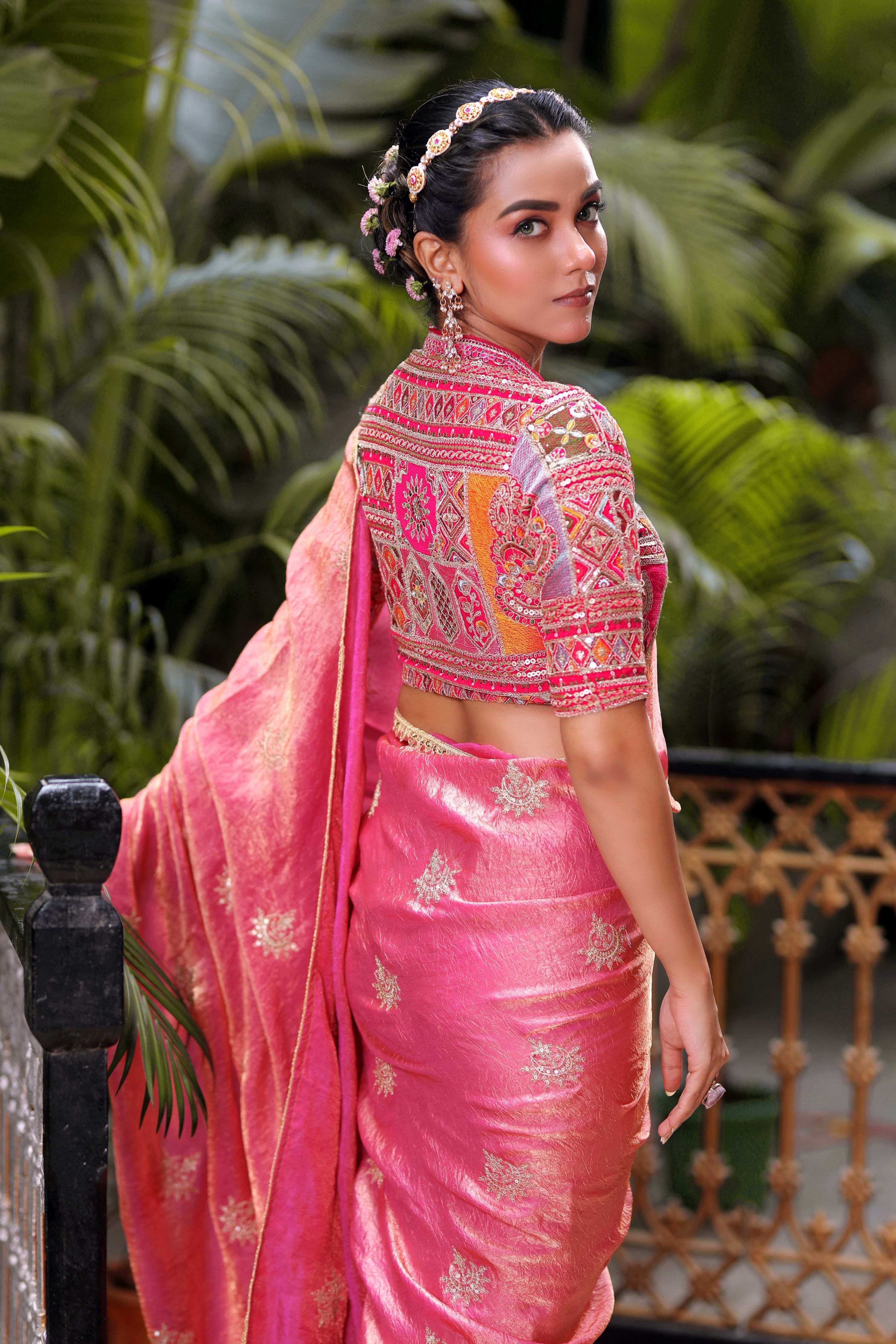 FUCHSIA FANTASY BLOUSE