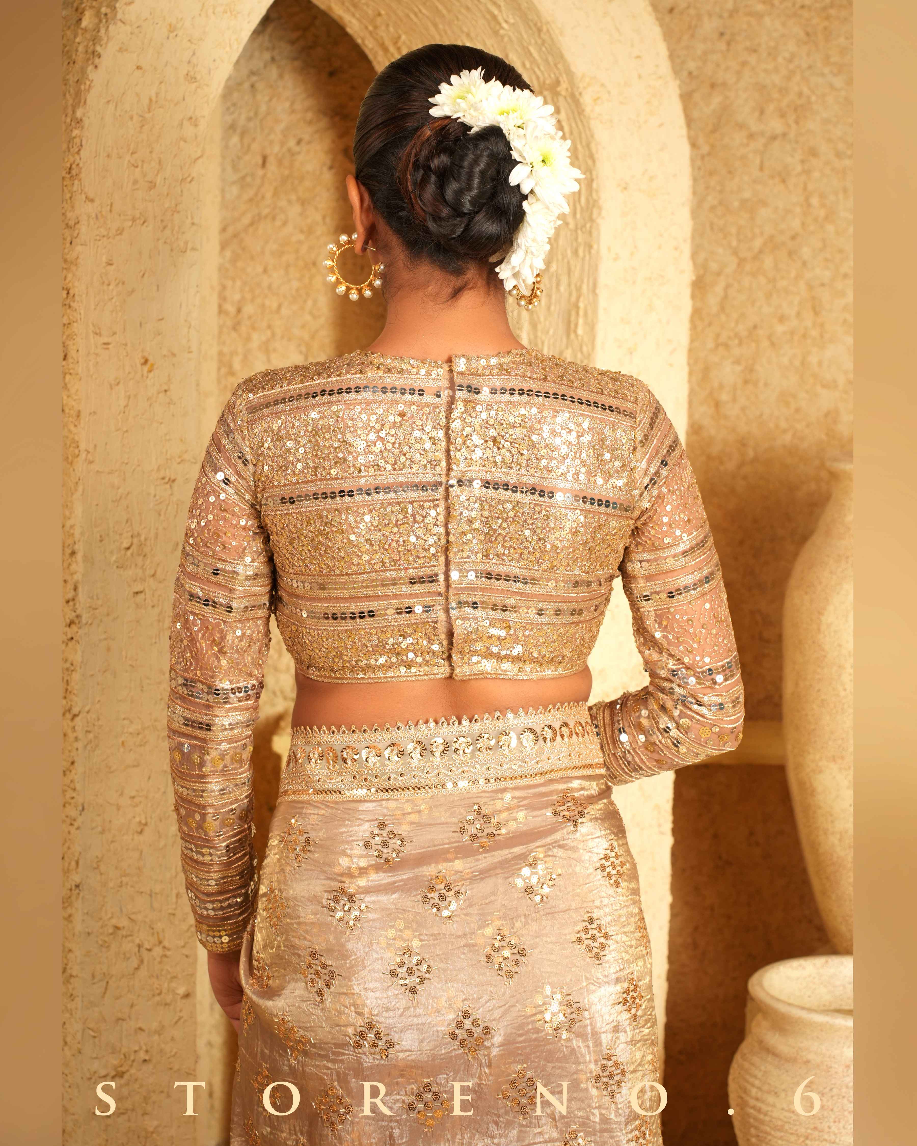 GOLD GARNISH BLOUSE