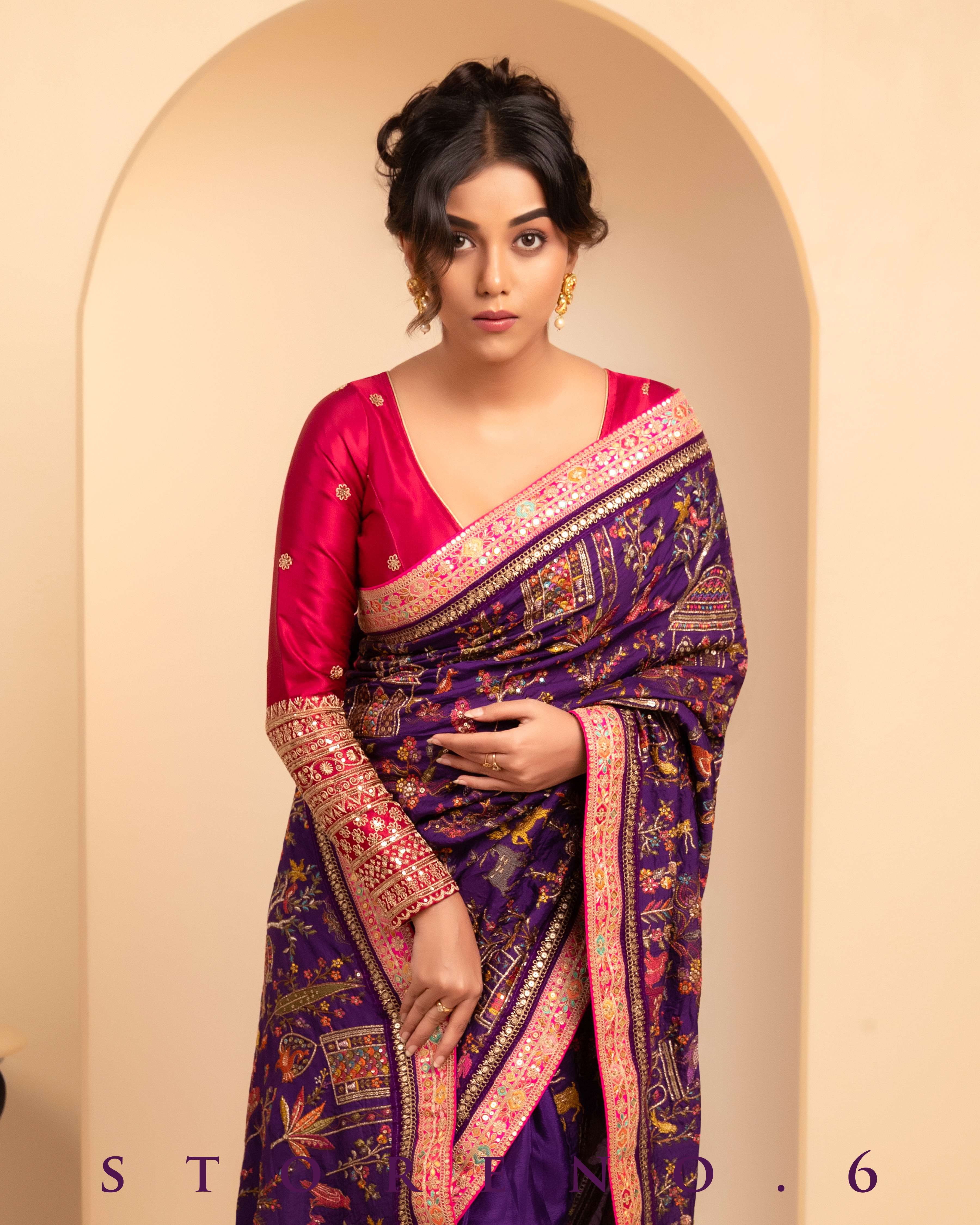 THE 6TH CENTURY CHROMA SAREE