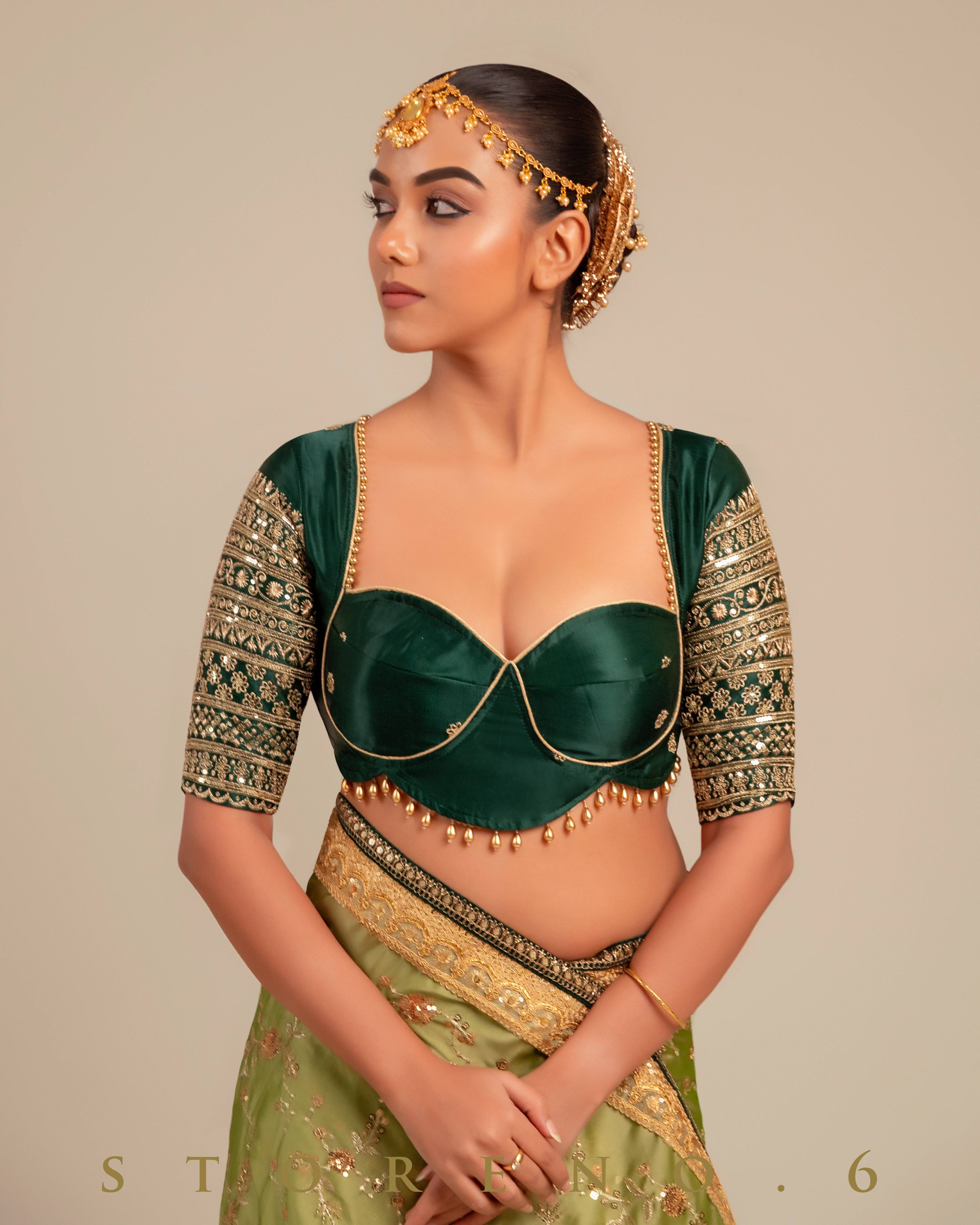 WILLOW WHISPER SAREE WITH ACE APPEAL BLOUSE