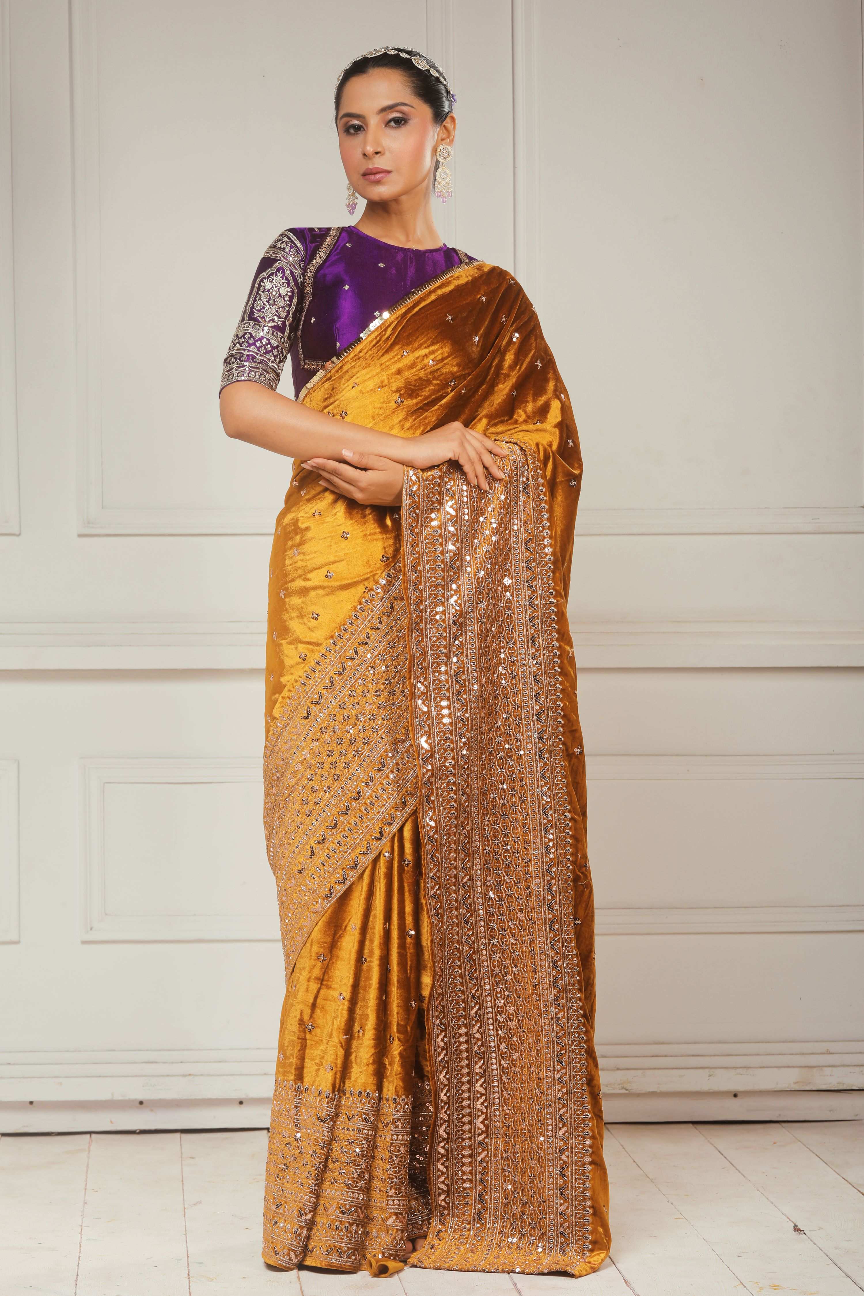 REGAL REIGN SAREE WITH TIMELESS TEMPTATION BLOUSE