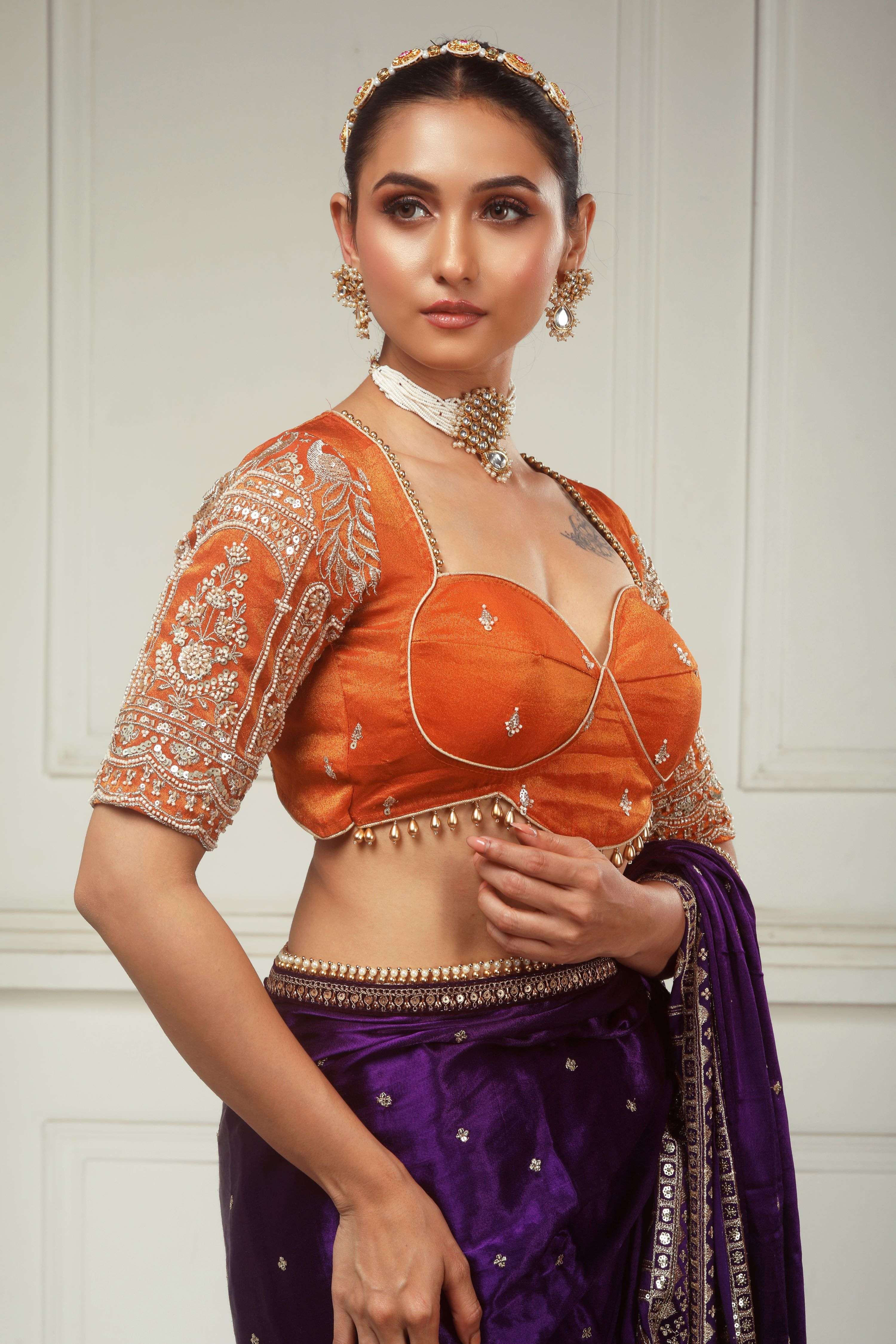 SAFFRON SYMPHONY BLOUSE