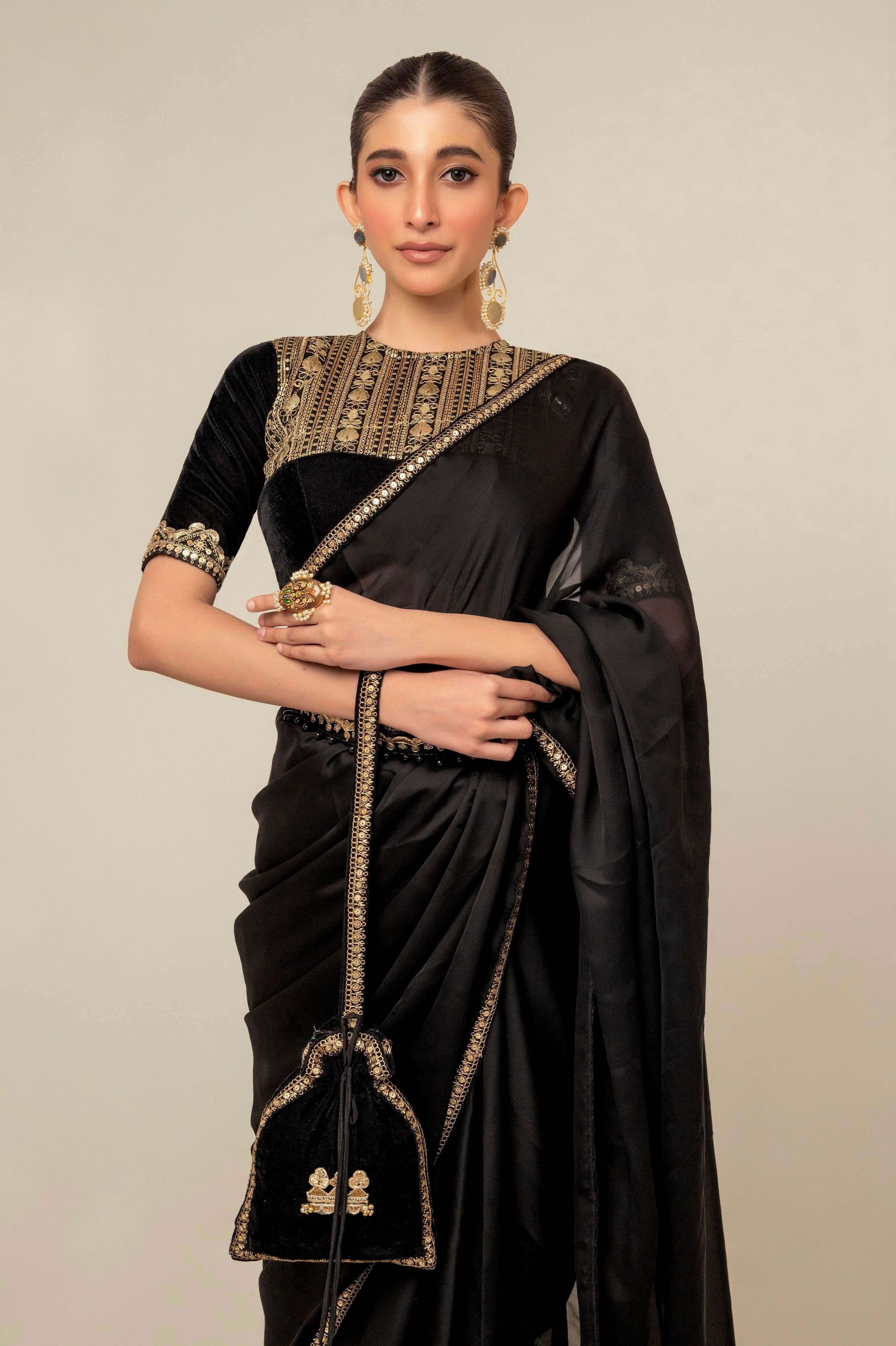 JEWEL JOY SAREE WITH OLD WORLD BLOUSE.