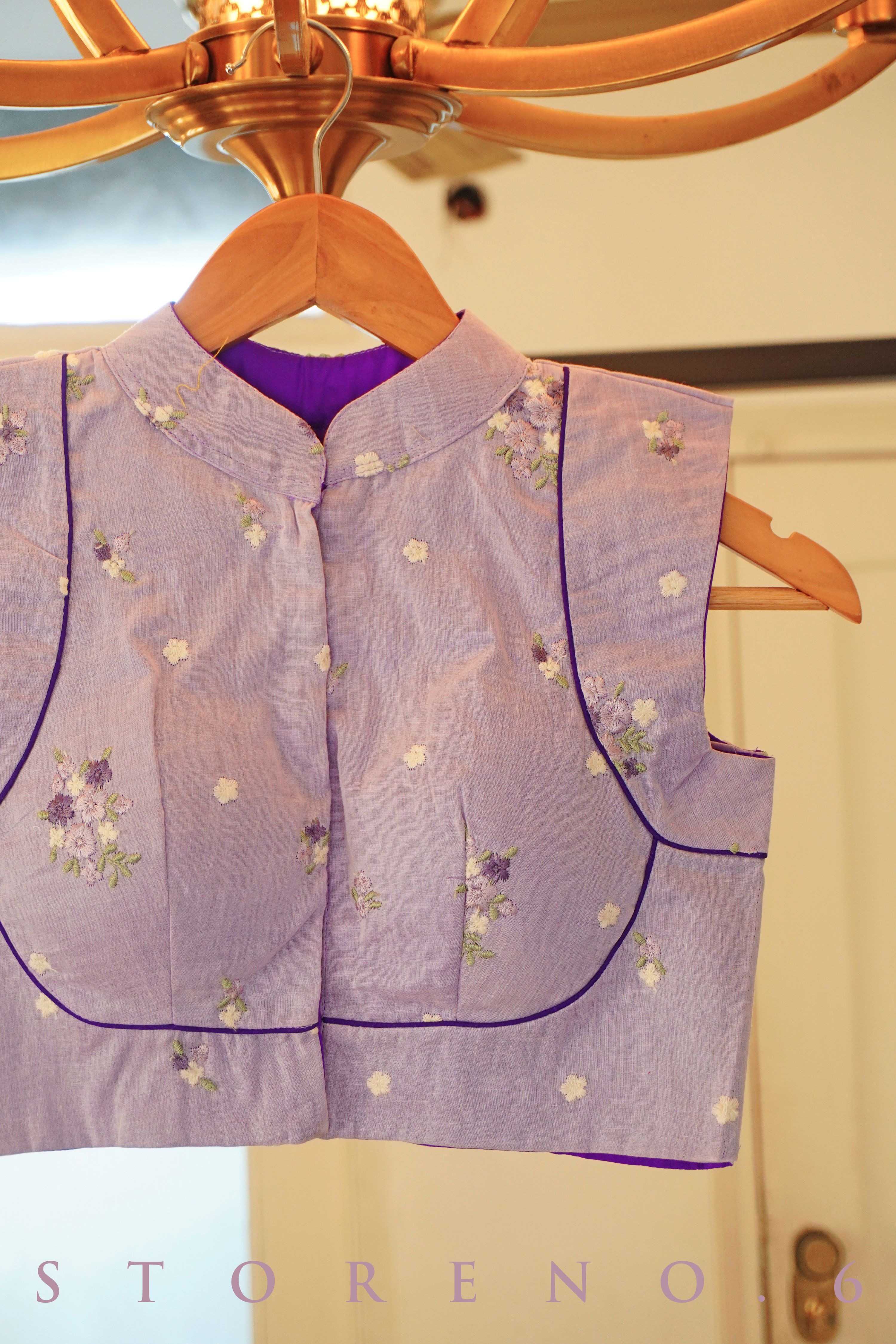 VIOLET WHISPER BLOUSE