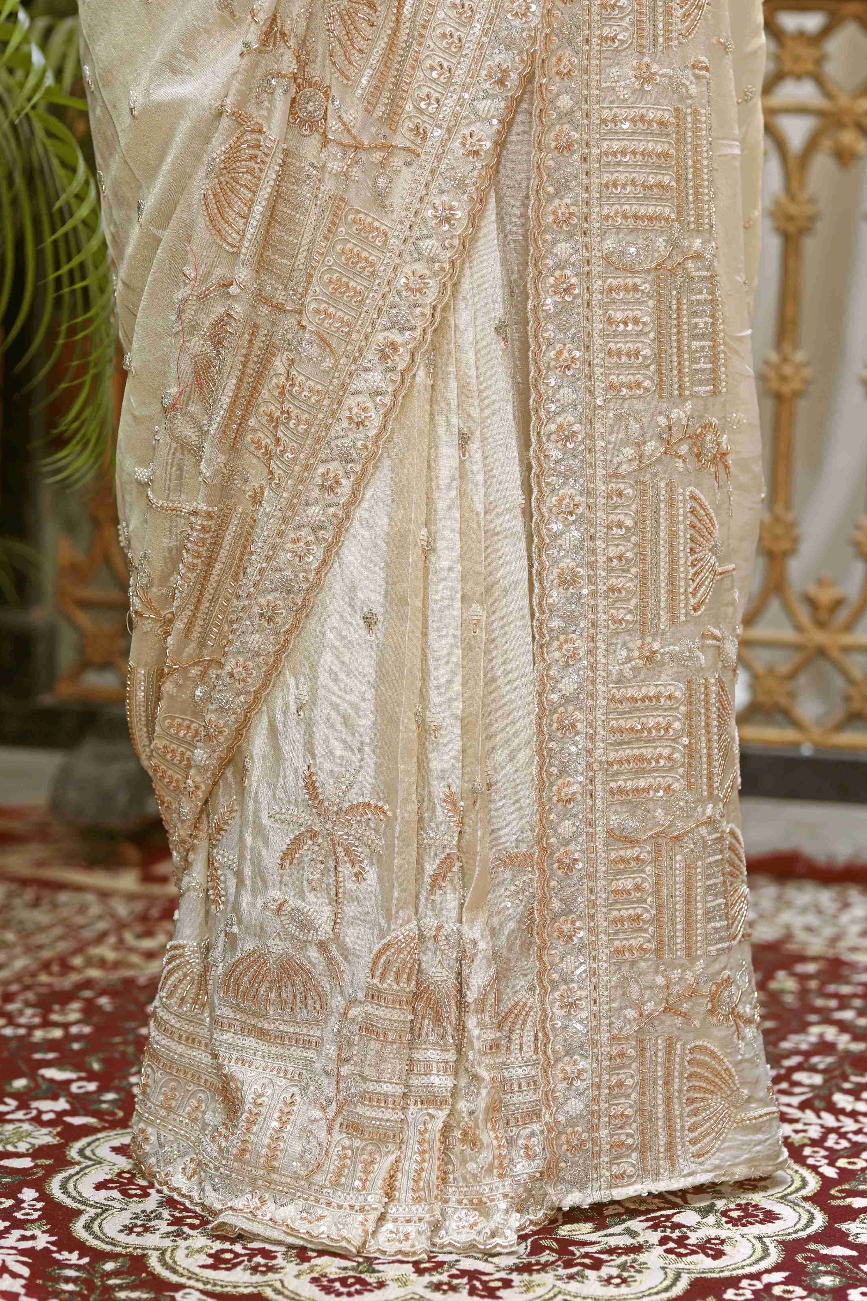 IVORY I DO SAREE